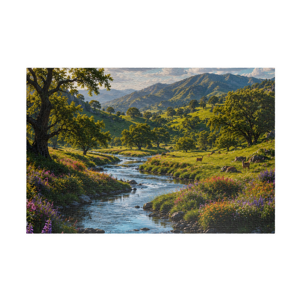 Scenic River Valley Jigsaw Puzzle — 110-1014 pcs Nature Puzzle