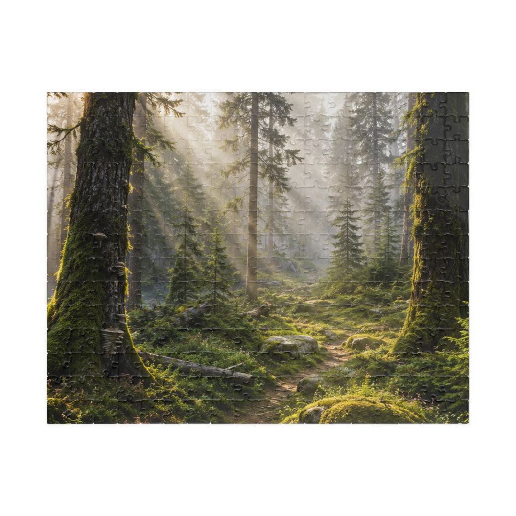 Mystic Forest Path Puzzle — Scenic Woodland Jigsaw (110/252/520/1014 pcs)
