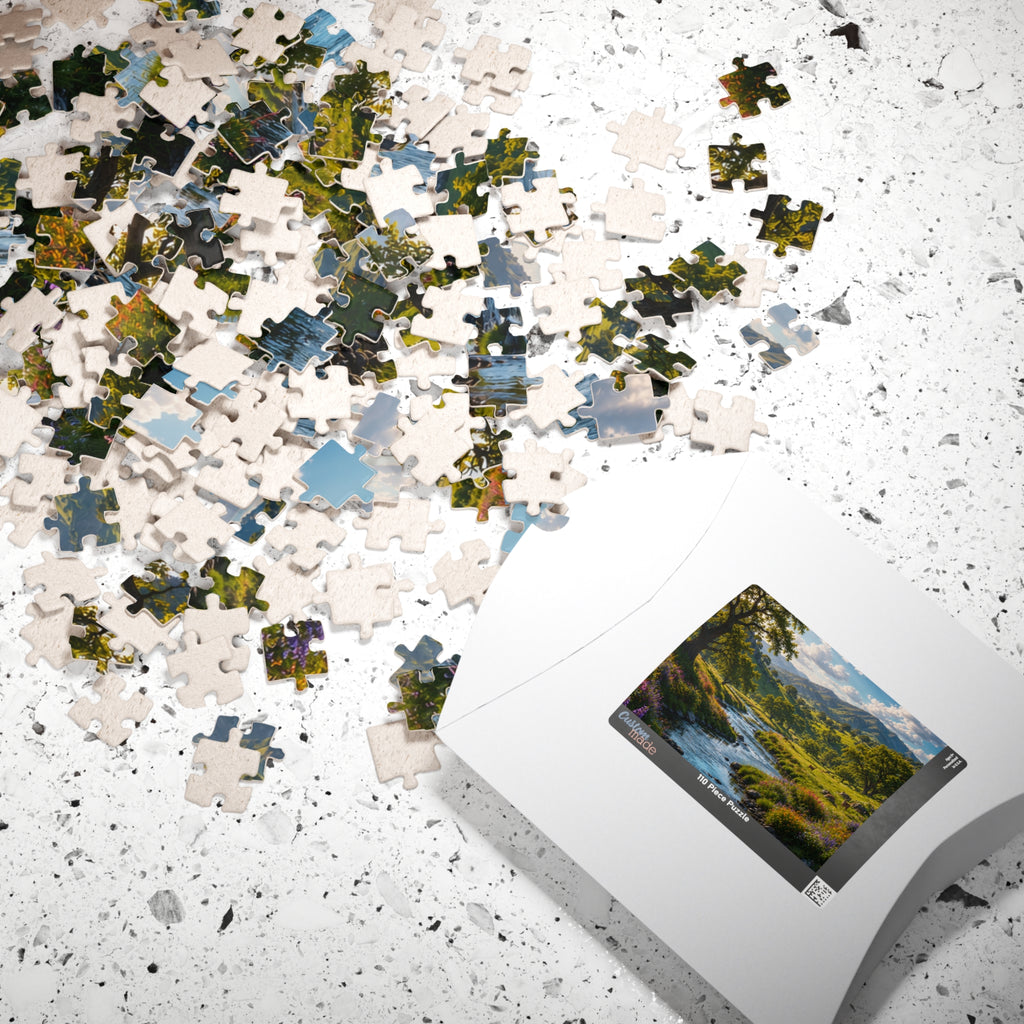 Scenic River Valley Jigsaw Puzzle — 110-1014 pcs Nature Puzzle