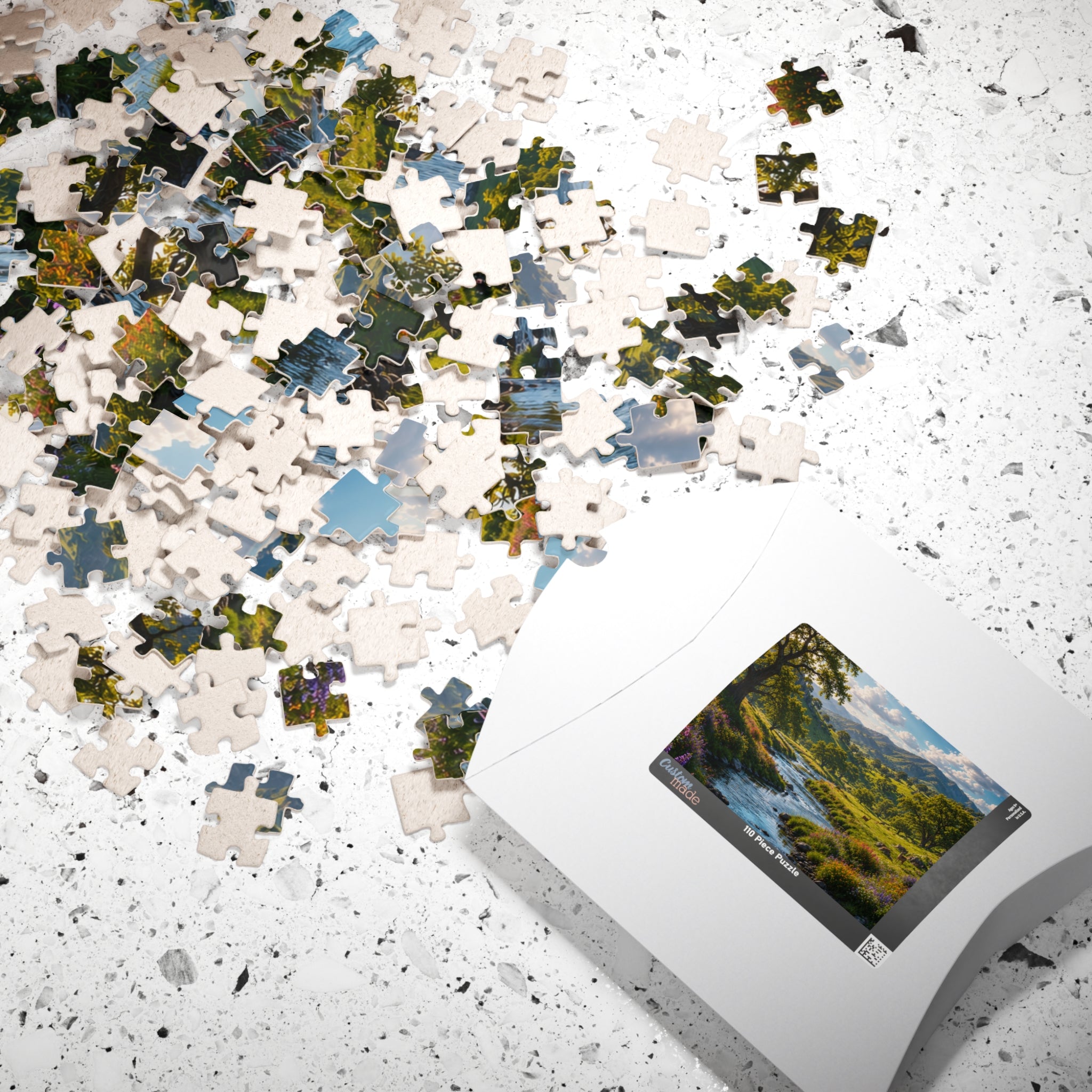 Scenic River Valley Jigsaw Puzzle — 110-1014 pcs Nature Puzzle