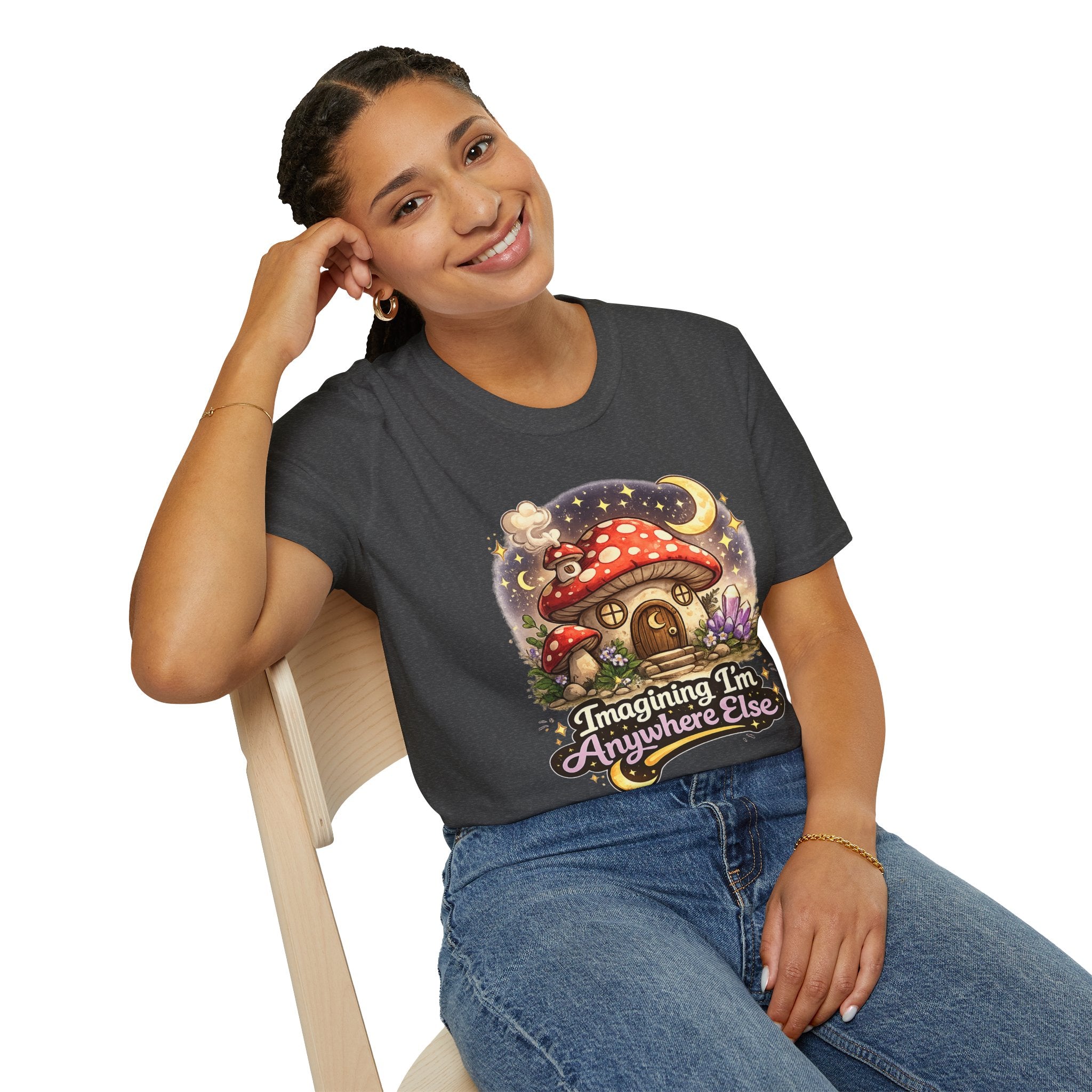 Imagining I'm Anywhere Else | Unisex Softstyle T-Shirt