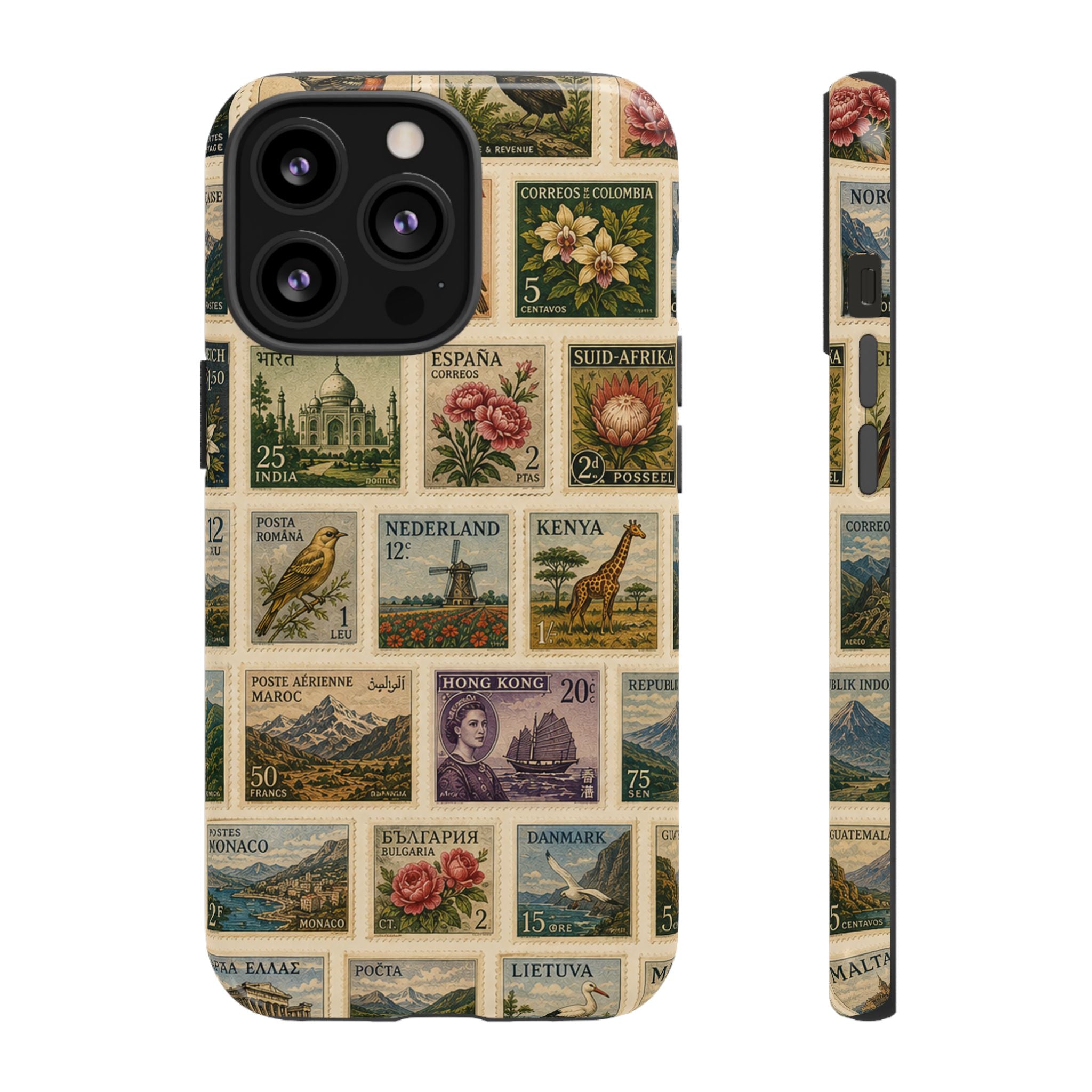 Vintage Postage Stamp Phone Case | Multiple Types