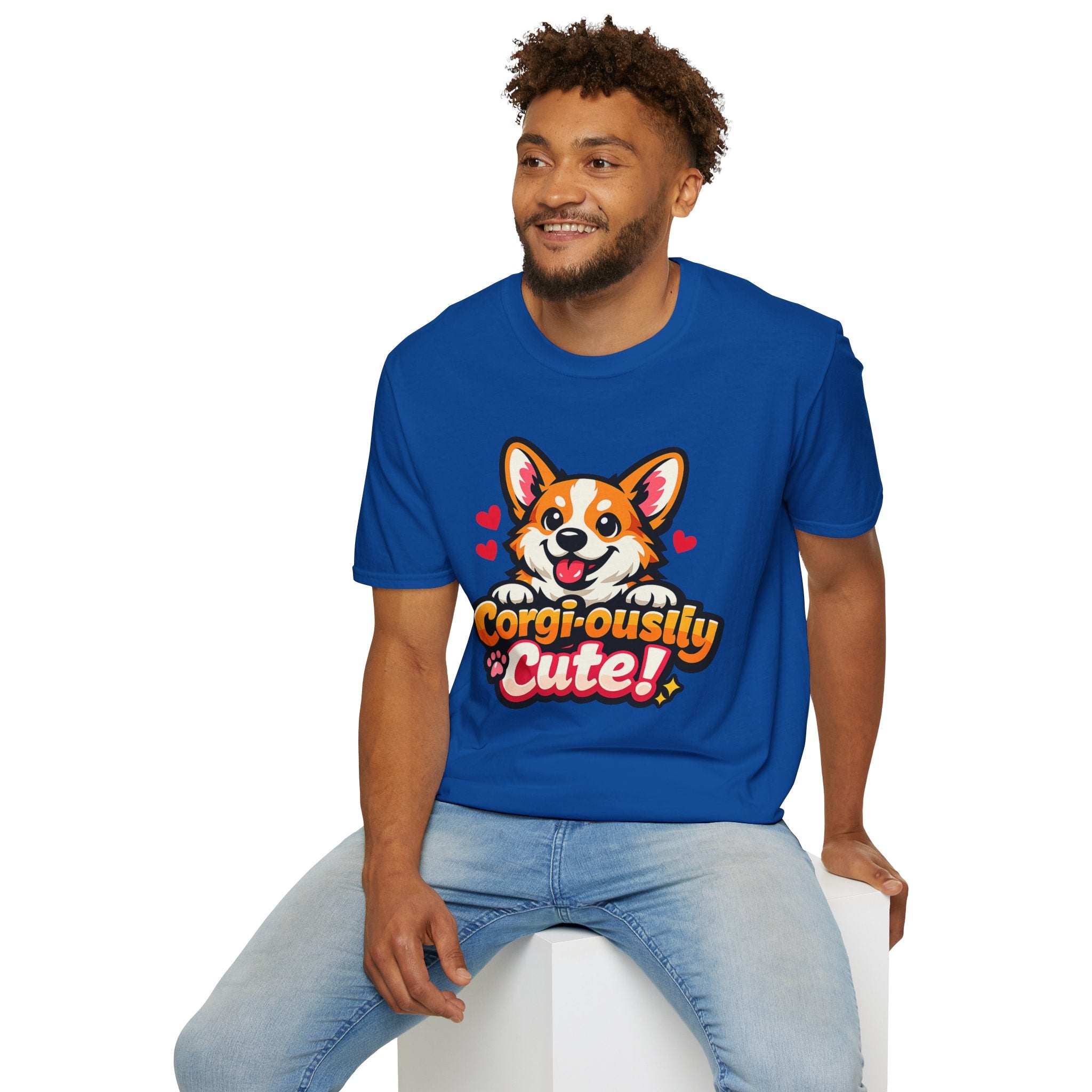 Corgi-ously Cute! Corgi Graphic T-Shirt