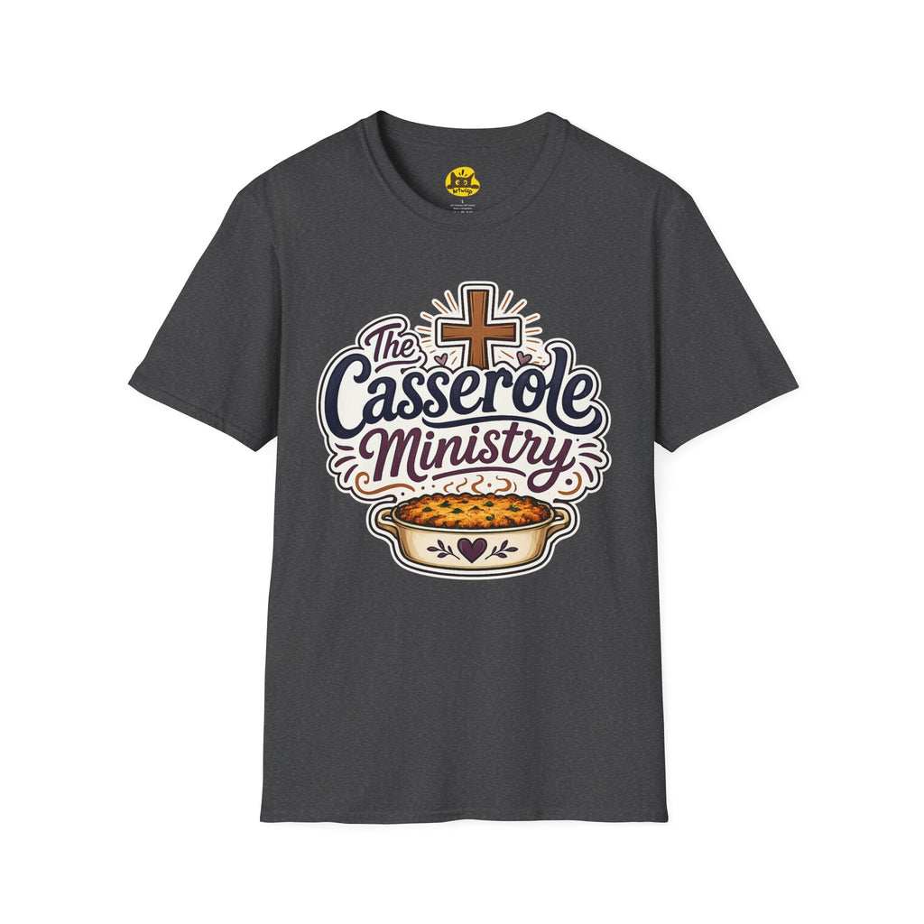 Casserole Ministry T-Shirt — Faith-Based Church Potluck Tee