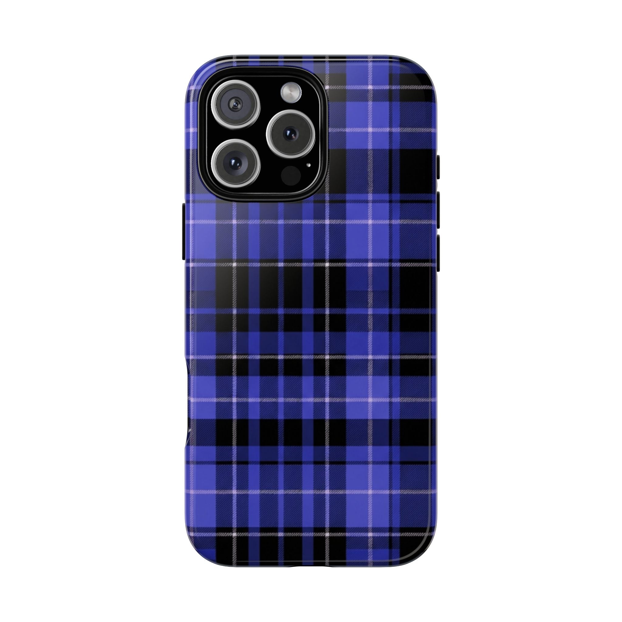Blue Buffalo Plaid Tough Case — Blue Plaid Protective Phone Case