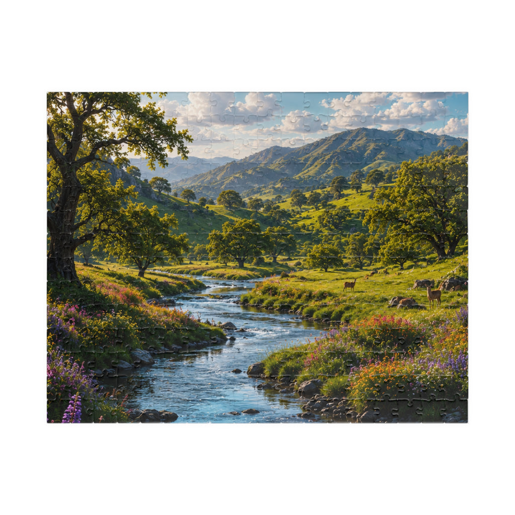 Scenic River Valley Jigsaw Puzzle — 110-1014 pcs Nature Puzzle