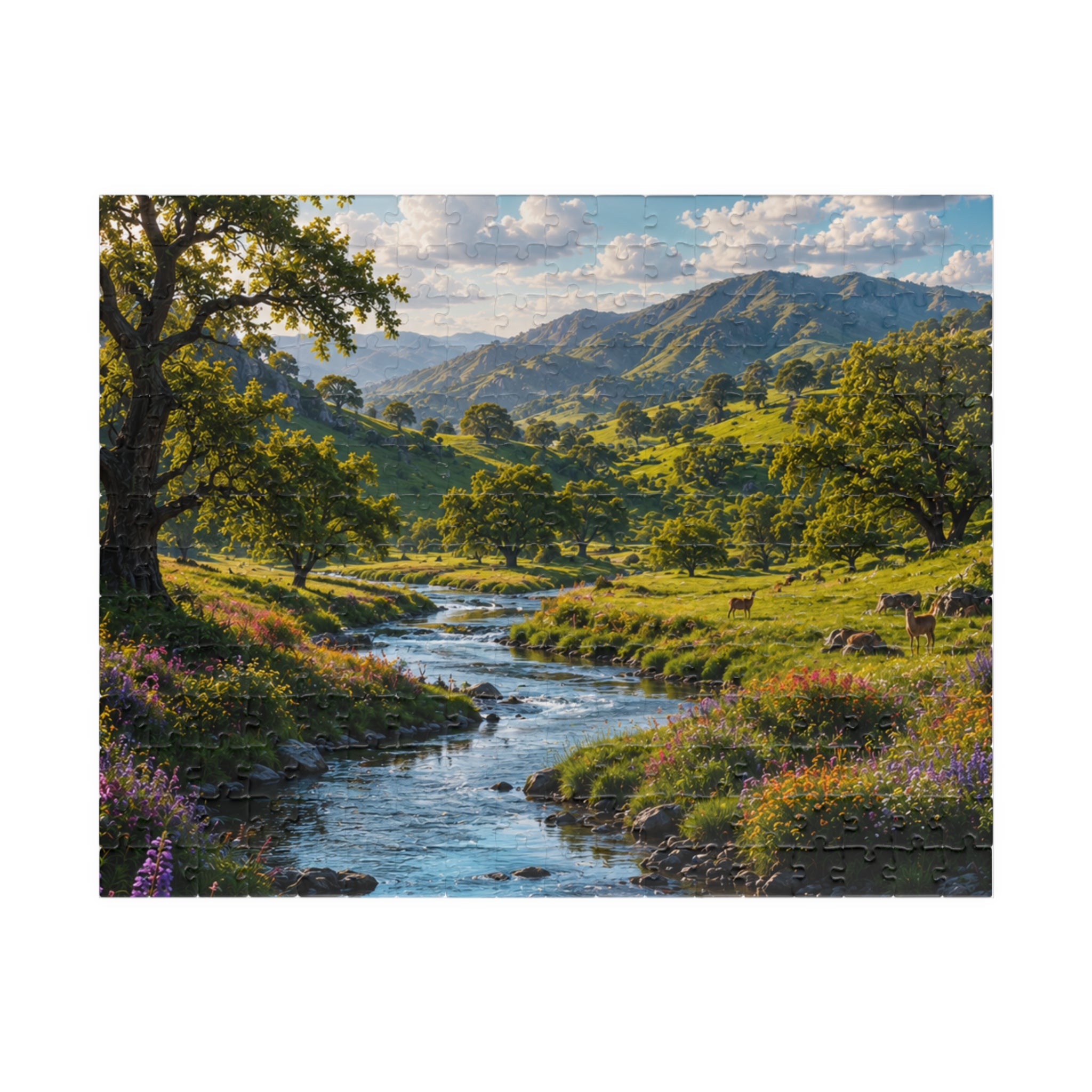 Scenic River Valley Jigsaw Puzzle — 110-1014 pcs Nature Puzzle