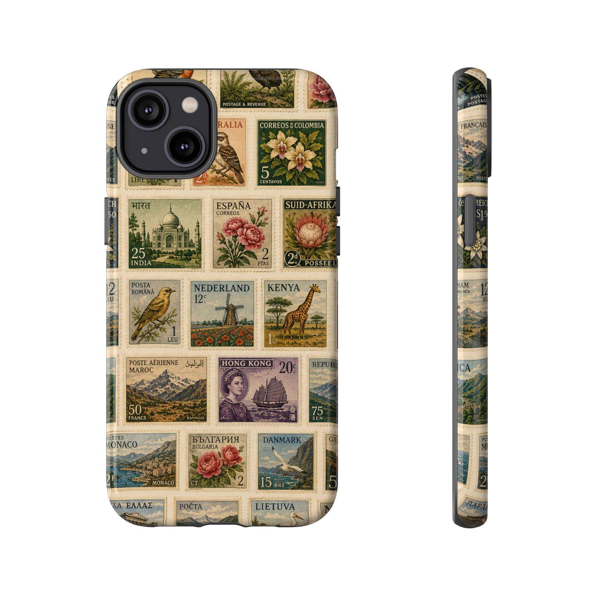 Vintage Postage Stamp Phone Case | Multiple Types