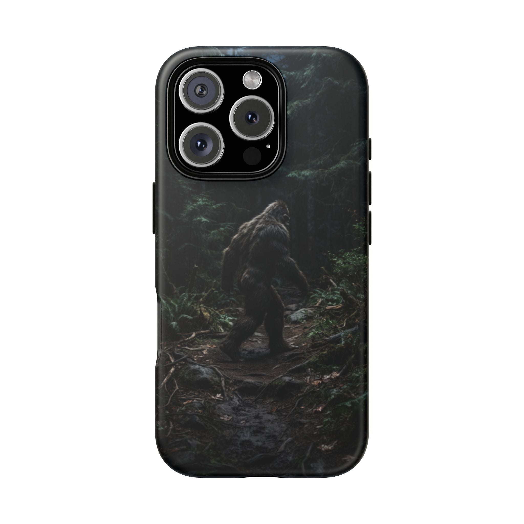 Bigfoot Forest Phone Case — Sasquatch Woodland Protective Cover
