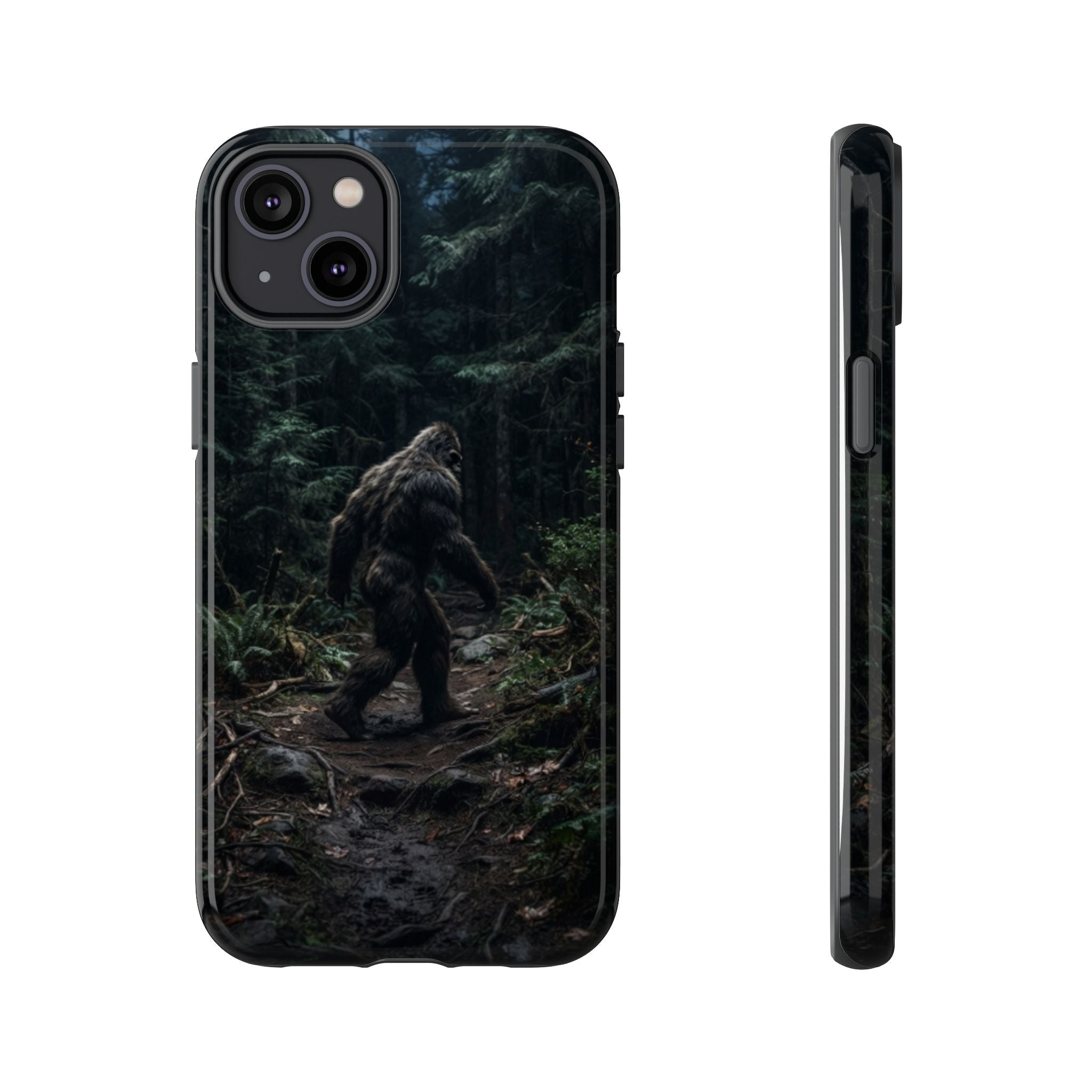 Bigfoot Forest Phone Case — Sasquatch Woodland Protective Cover