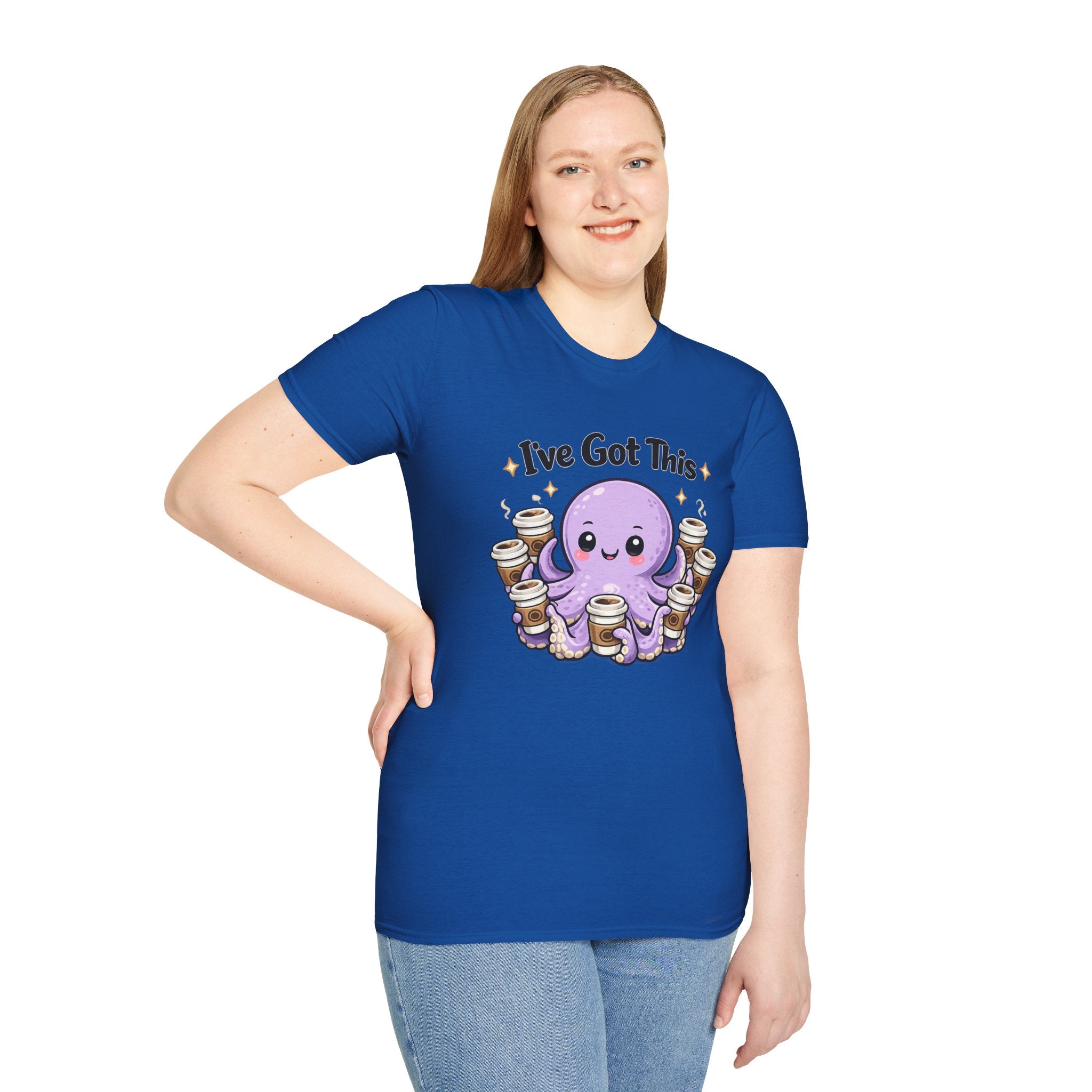 I’ve Got This Octopus Coffee Tee — Cute Motivational Graphic T-Shirt