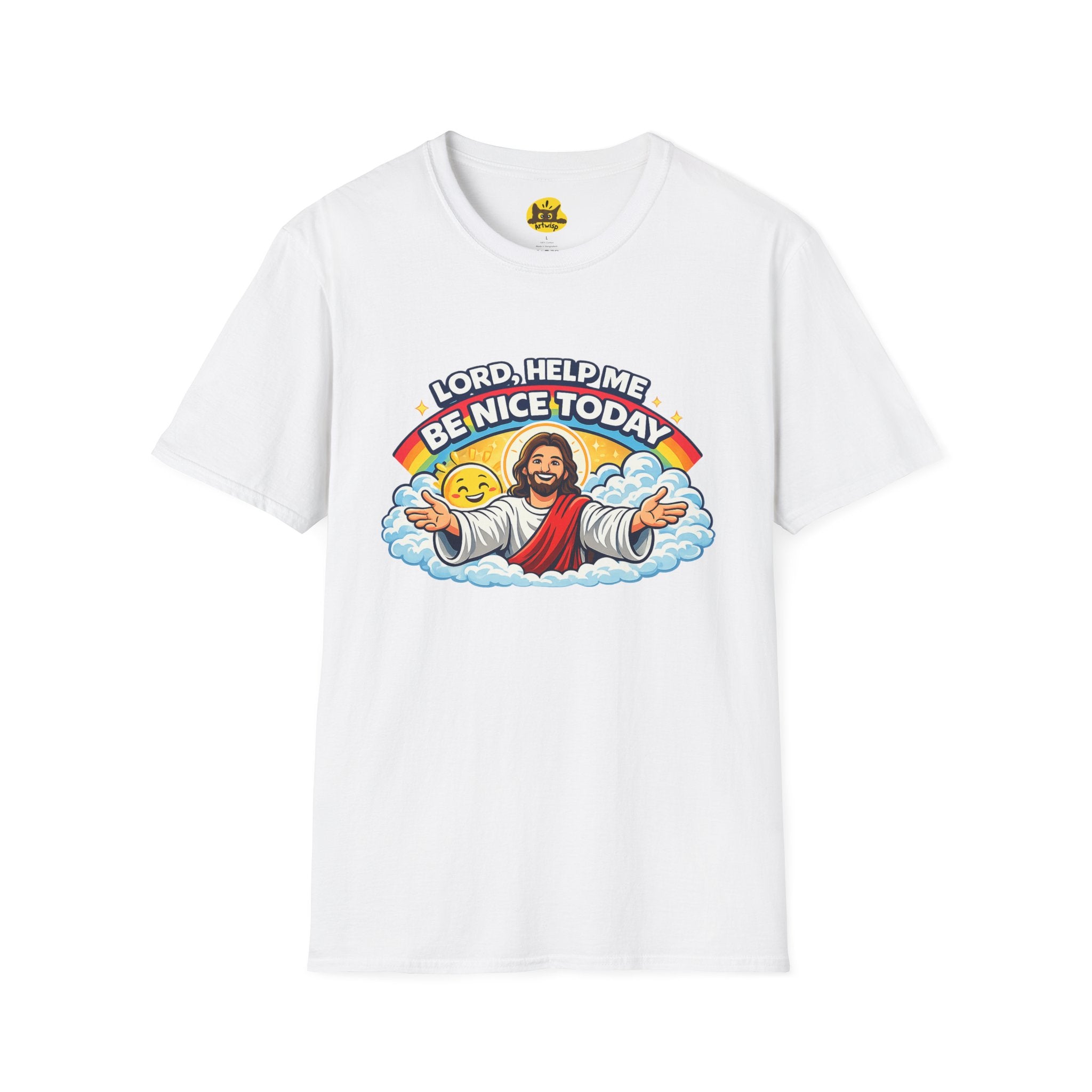 Lord Help Me Be Nice Today T-Shirt — Funny Jesus Christian Tee