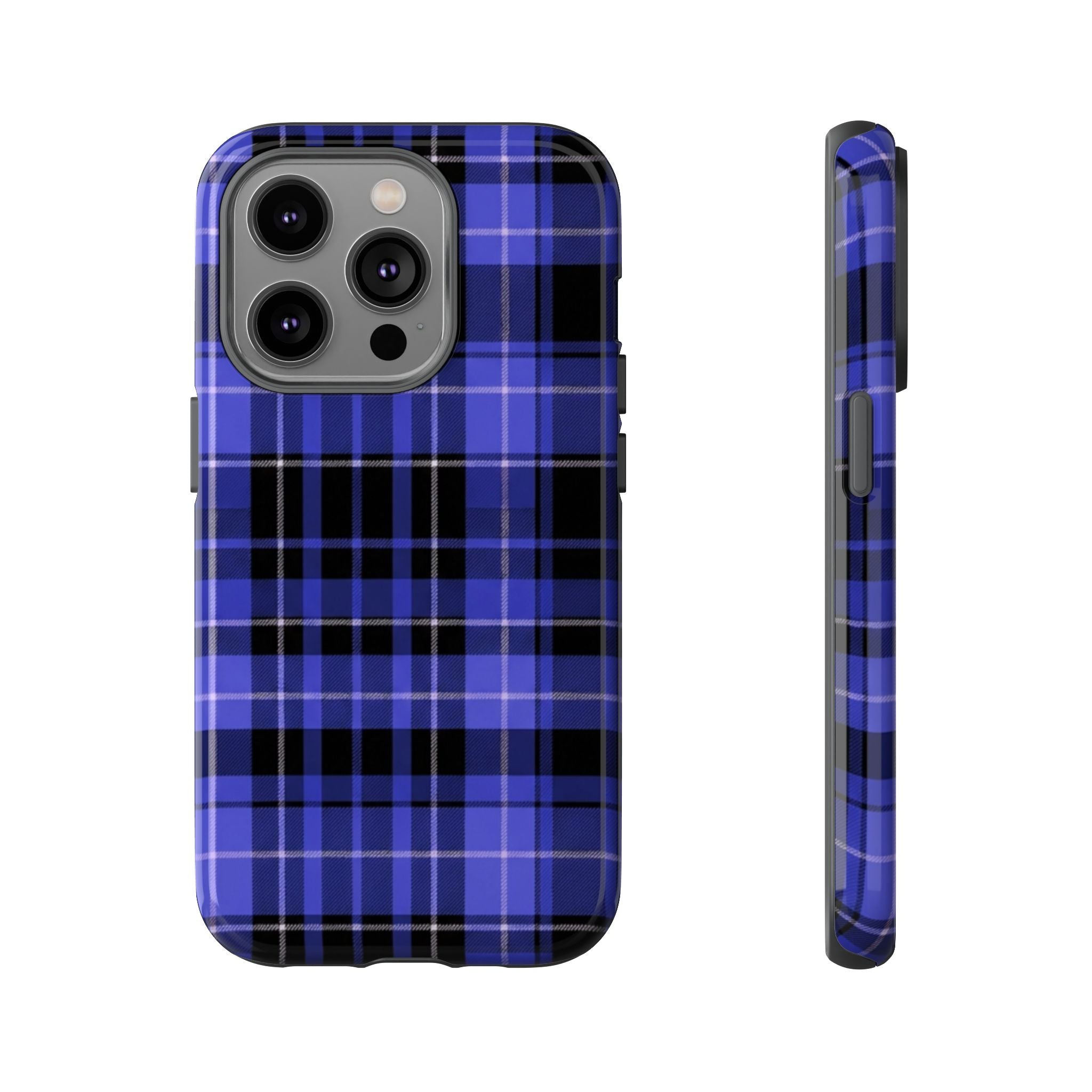 Blue Buffalo Plaid Tough Case — Blue Plaid Protective Phone Case