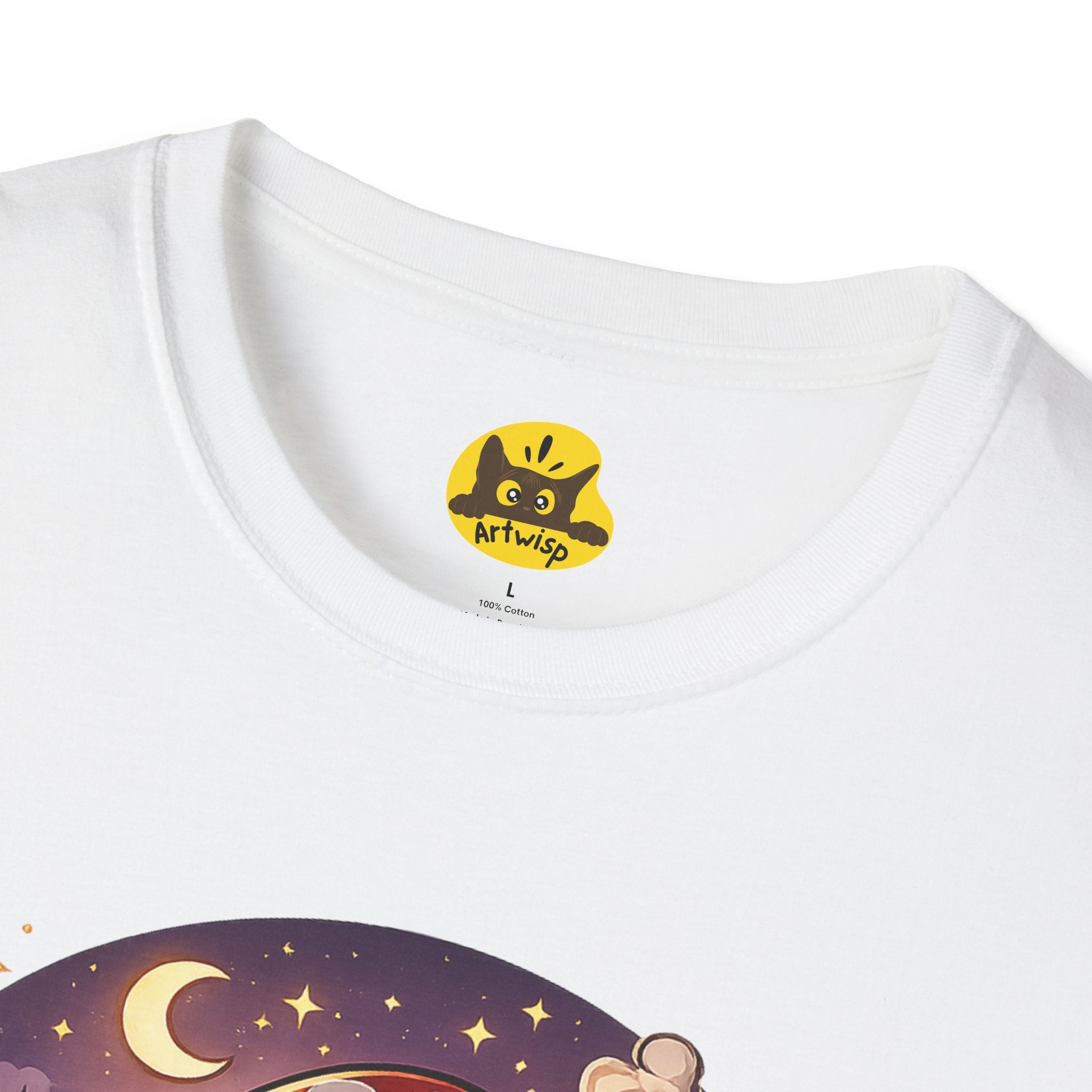 Mushroom Cottage T-Shirt — "Magic Lives Here" Whimsical Fairycore Tee