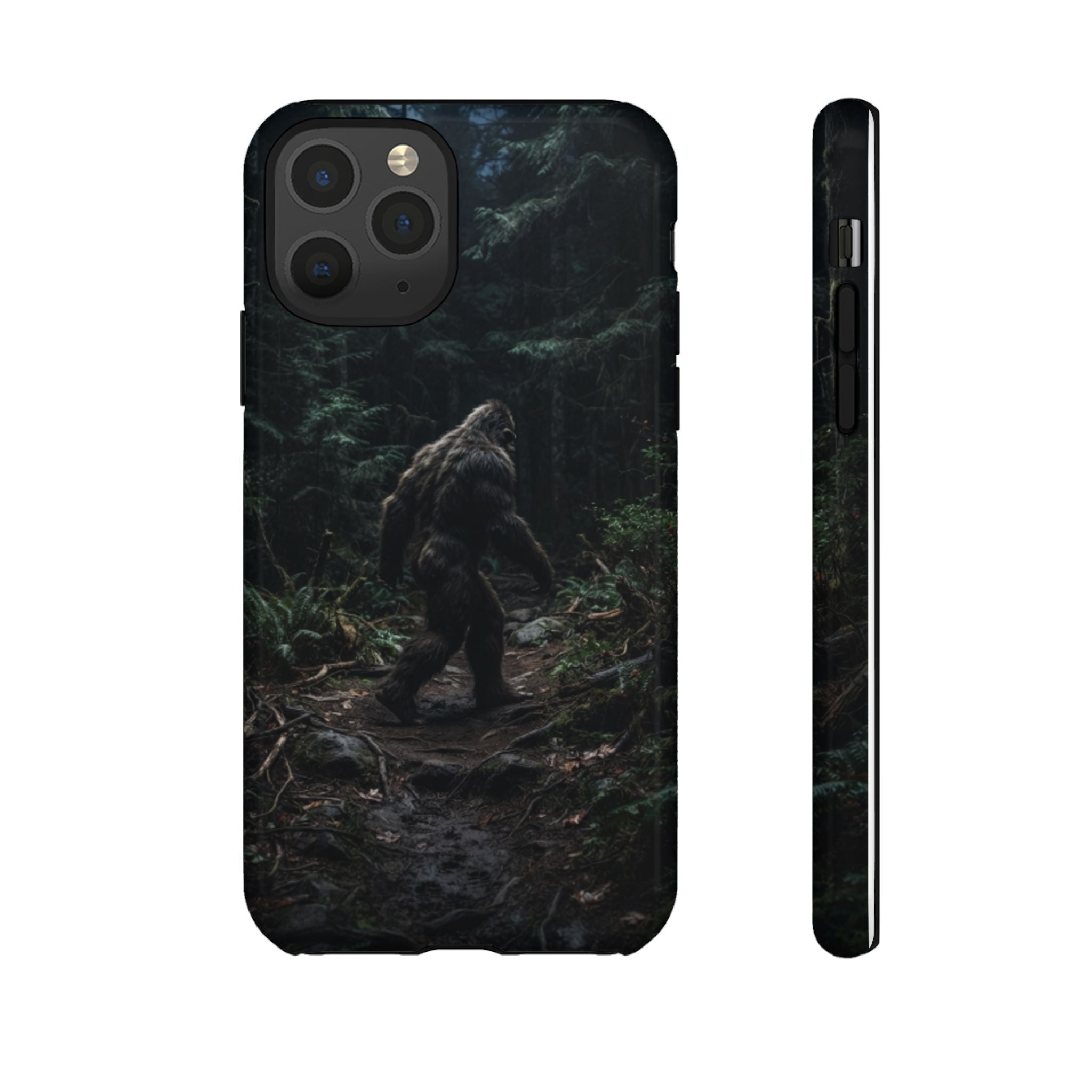 Bigfoot Forest Phone Case — Sasquatch Woodland Protective Cover