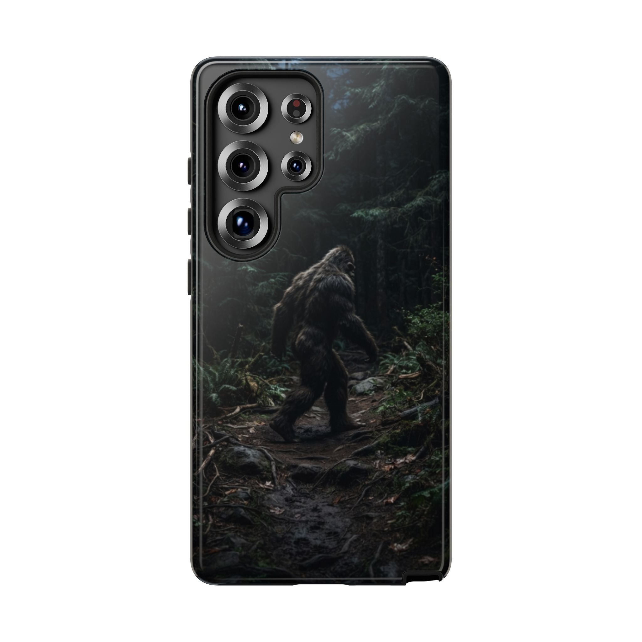 Bigfoot Forest Phone Case — Sasquatch Woodland Protective Cover