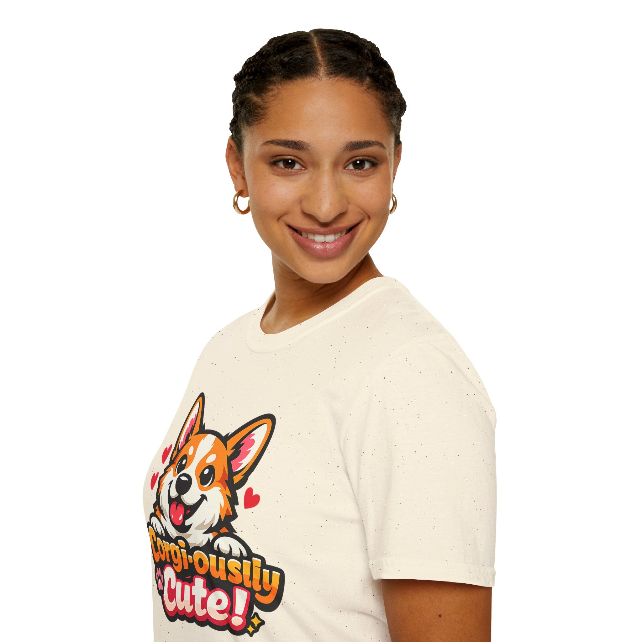 Corgi-ously Cute! Corgi Graphic T-Shirt