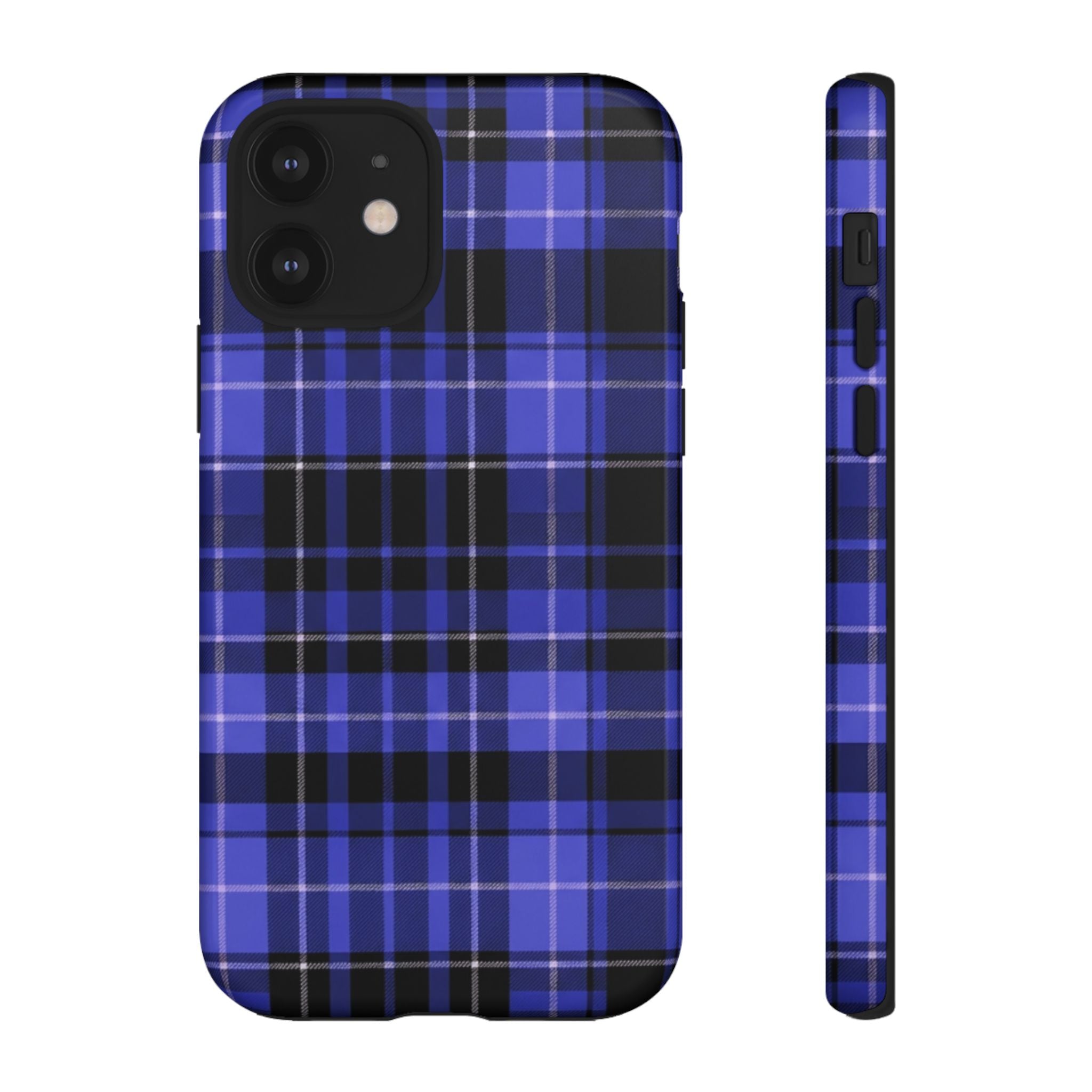 Blue Buffalo Plaid Tough Case — Blue Plaid Protective Phone Case