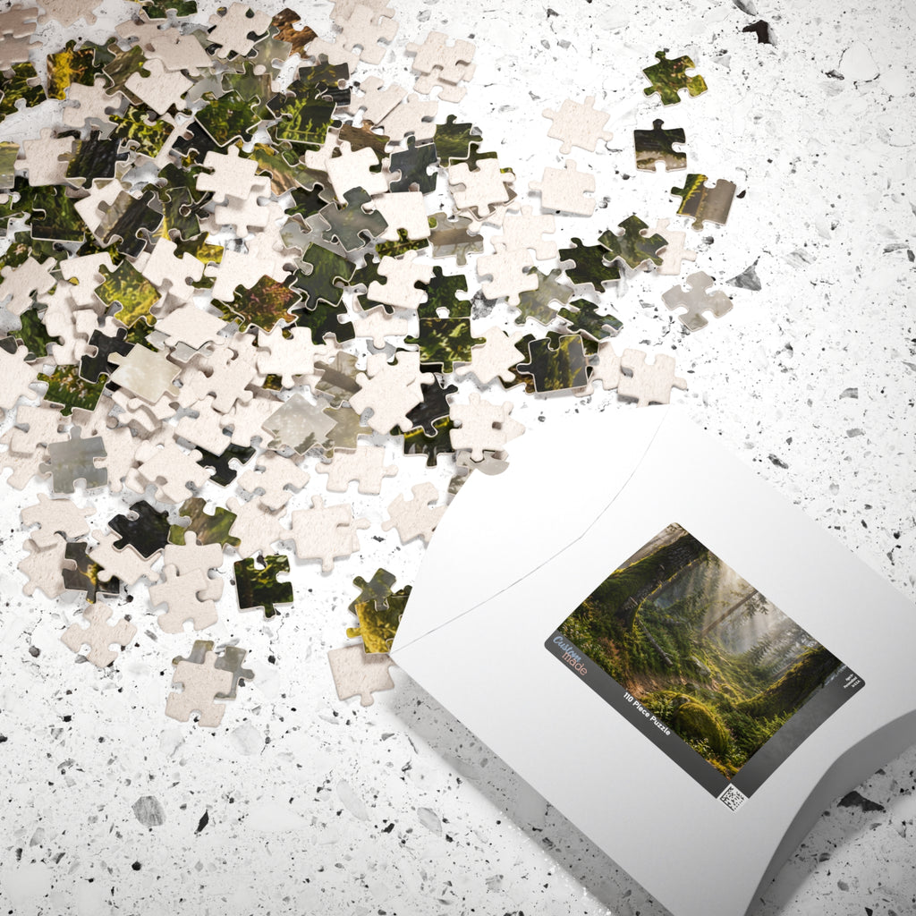 Mystic Forest Path Puzzle — Scenic Woodland Jigsaw (110/252/520/1014 pcs)