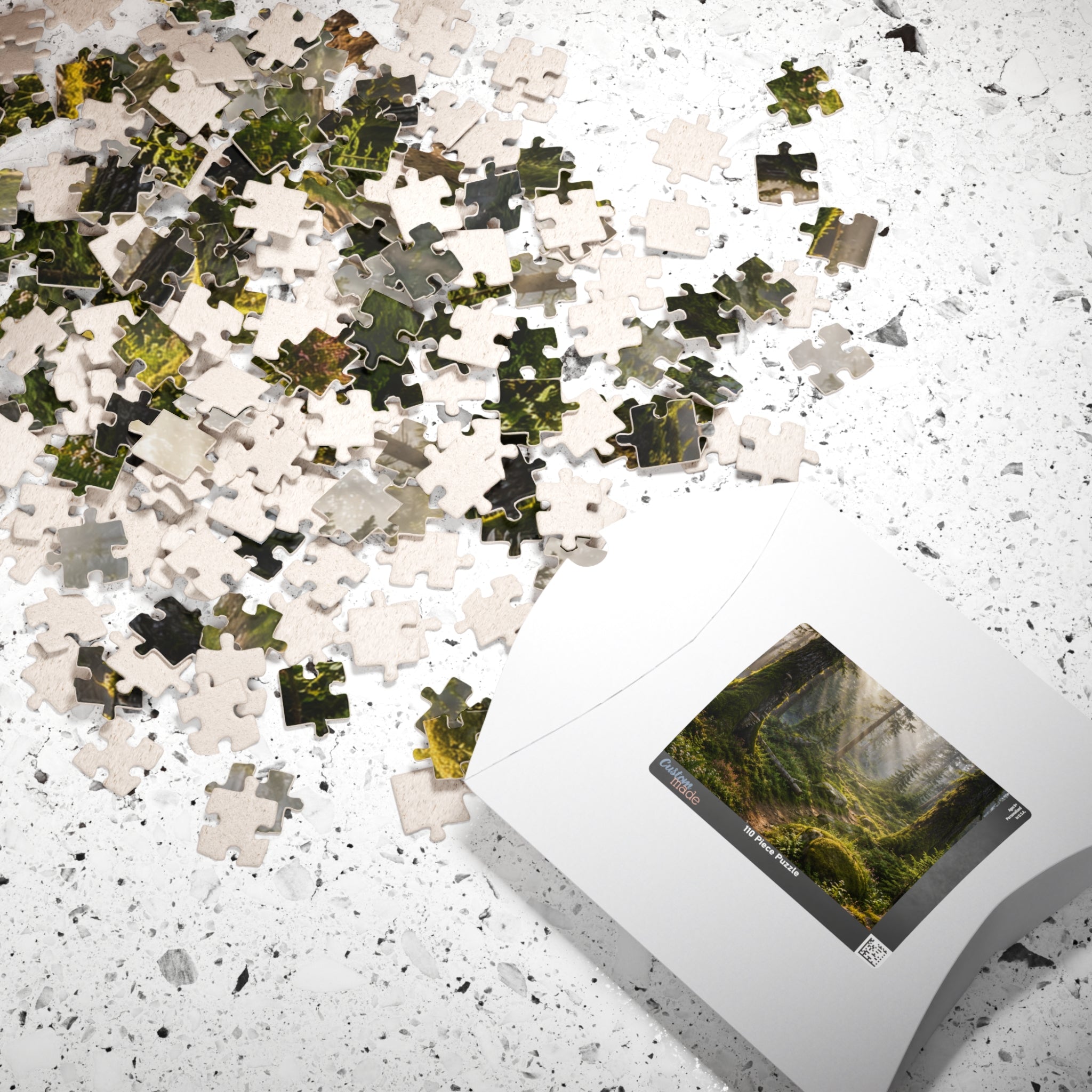 Mystic Forest Path Puzzle — Scenic Woodland Jigsaw (110/252/520/1014 pcs)