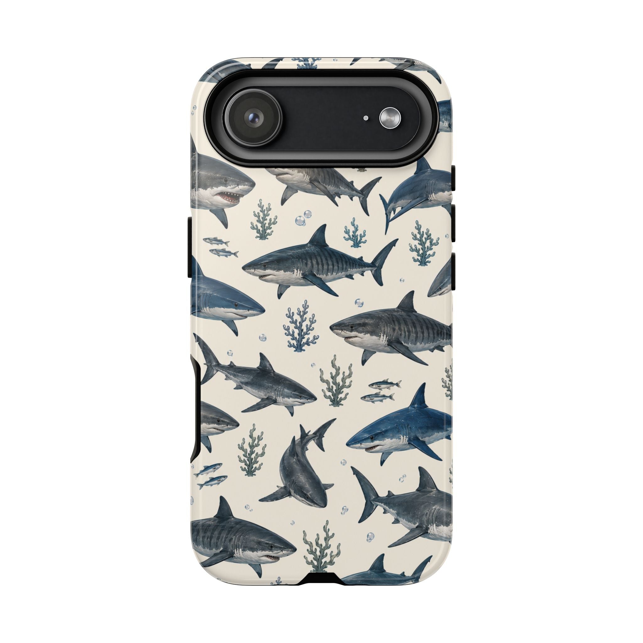 Shark Pattern Phone Case – Nautical Oceanic Phone Cover