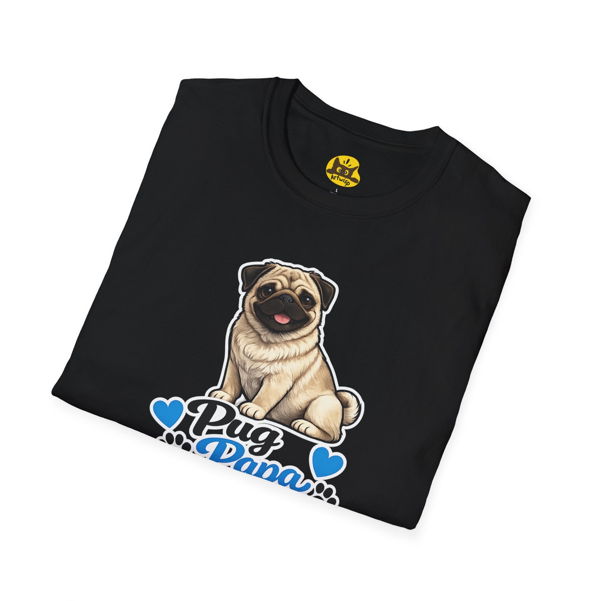 Pug Papa T‑Shirt — Cute Pug Dog Graphic Tee for Dog Lovers