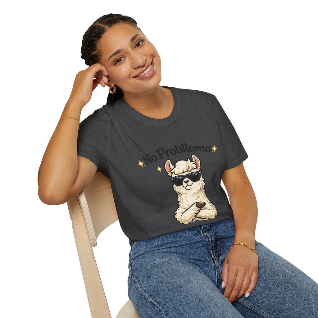 No Probllama T-Shirt — Funny Llama Graphic Tee