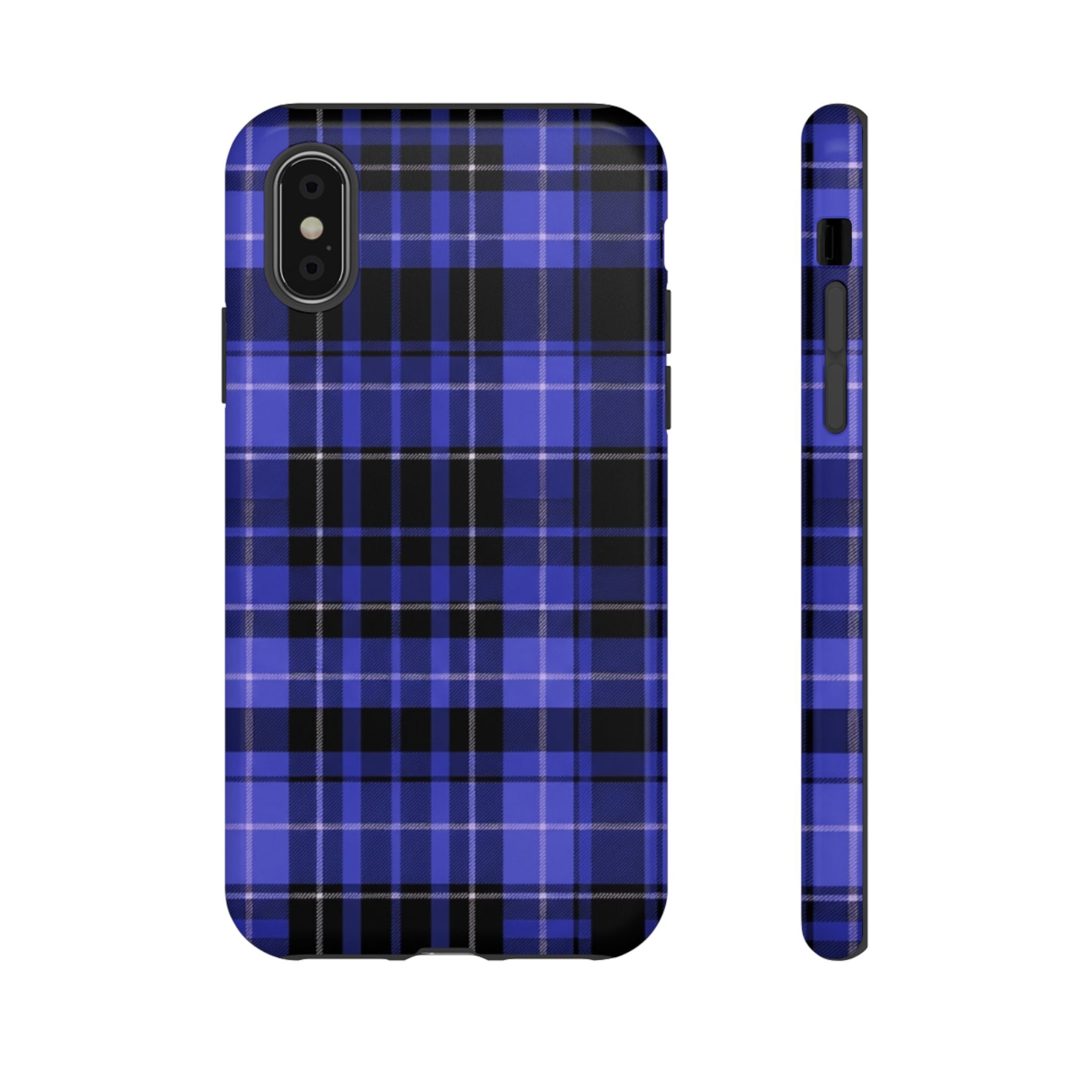 Blue Buffalo Plaid Tough Case — Blue Plaid Protective Phone Case