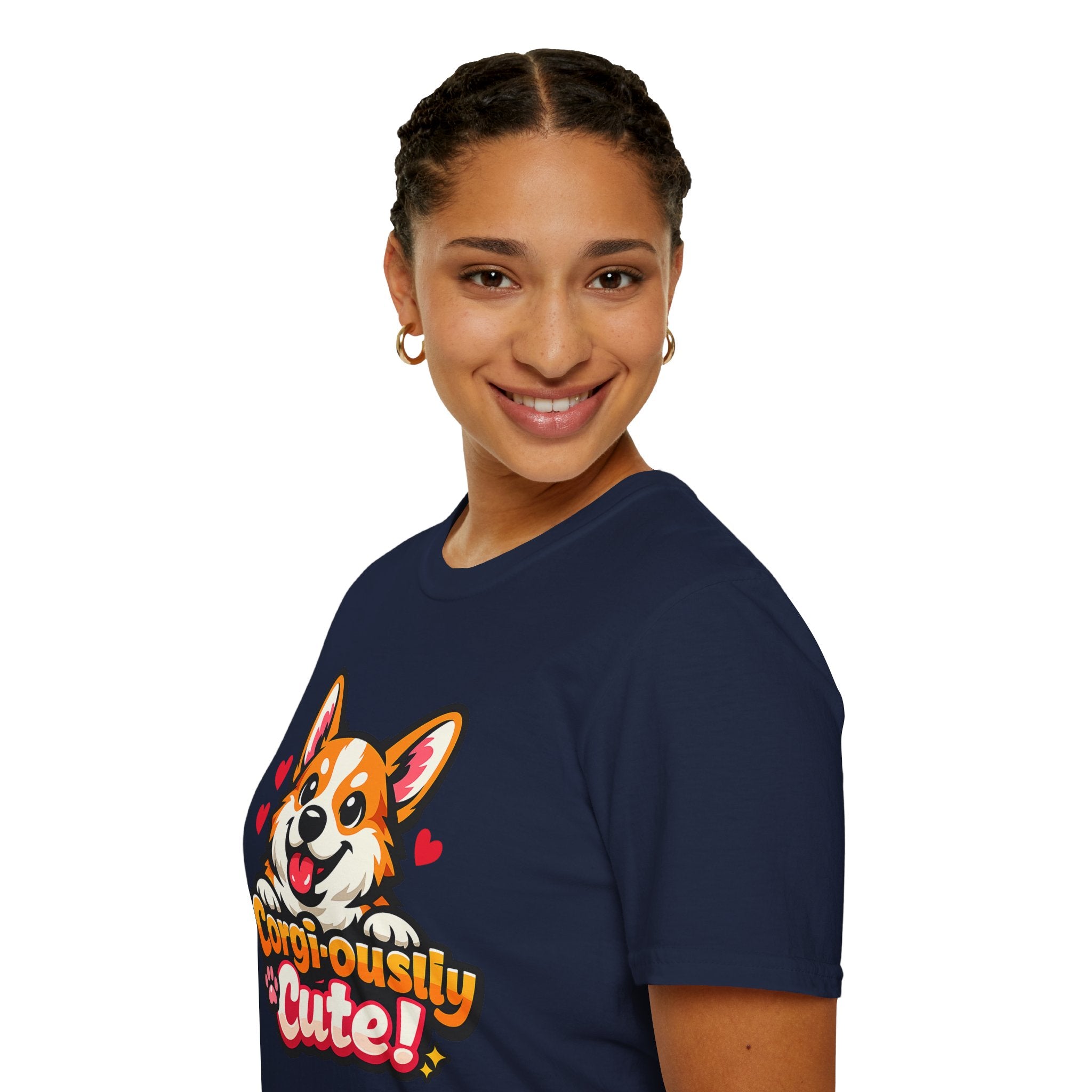 Corgi-ously Cute! Corgi Graphic T-Shirt