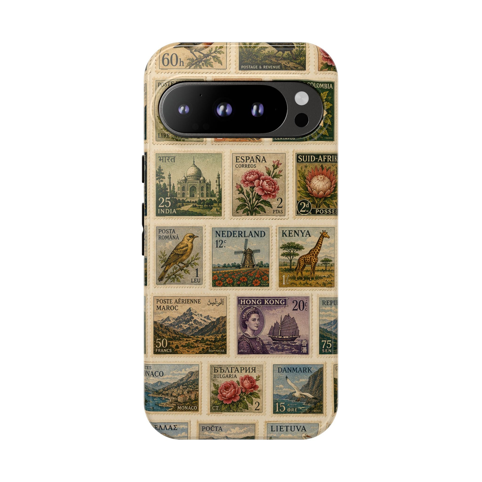 Vintage Postage Stamp Phone Case | Multiple Types