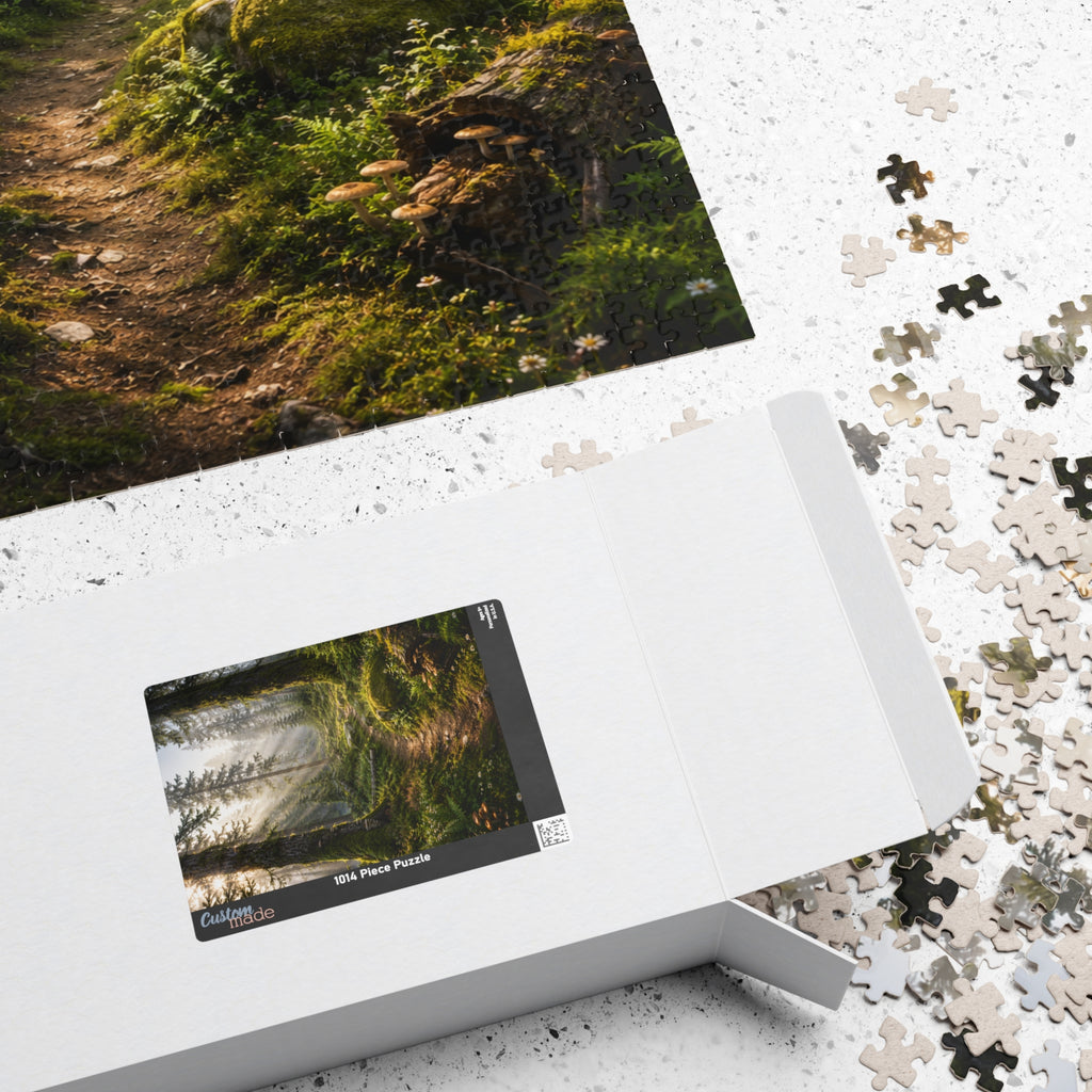 Mystic Forest Path Puzzle — Scenic Woodland Jigsaw (110/252/520/1014 pcs)