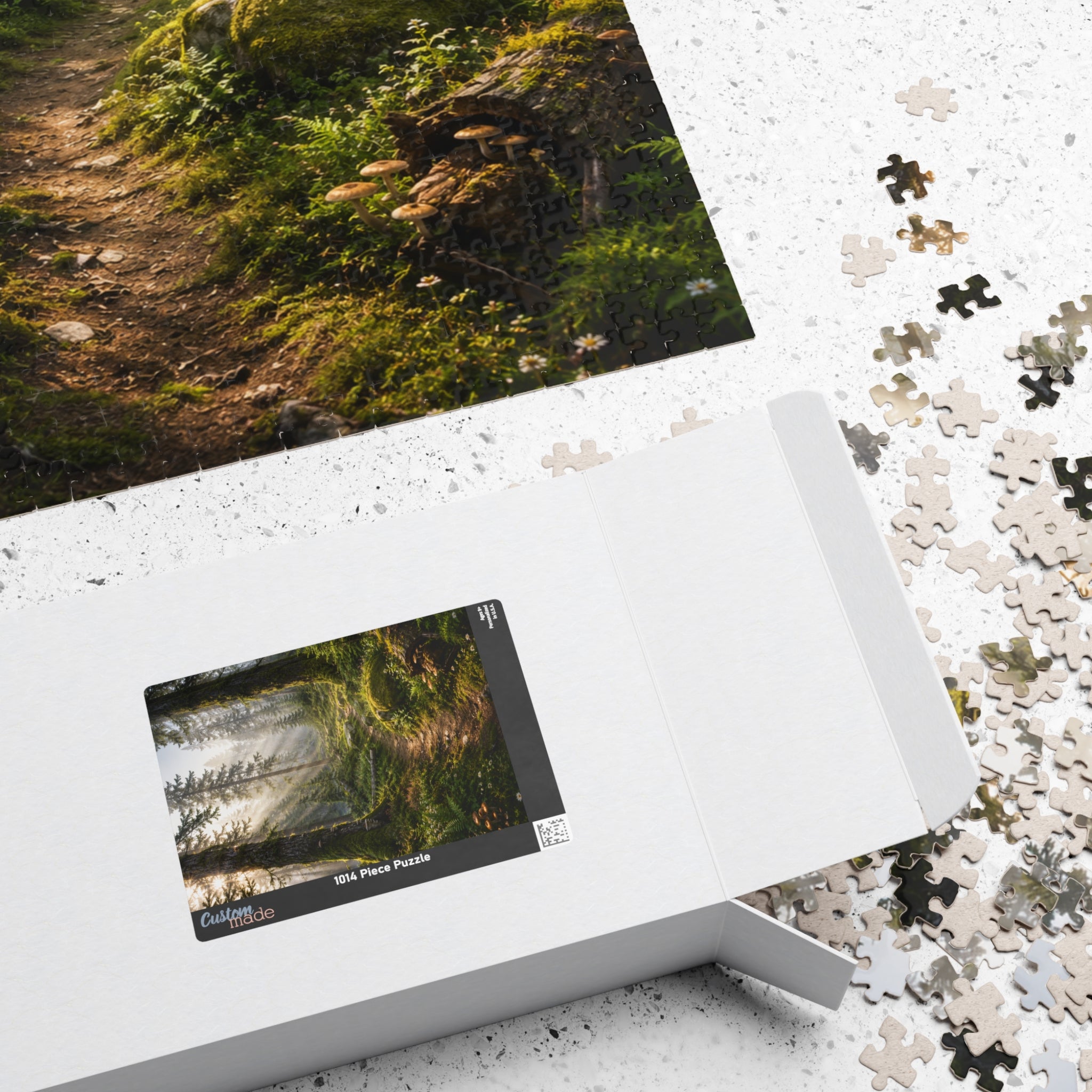Mystic Forest Path Puzzle — Scenic Woodland Jigsaw (110/252/520/1014 pcs)