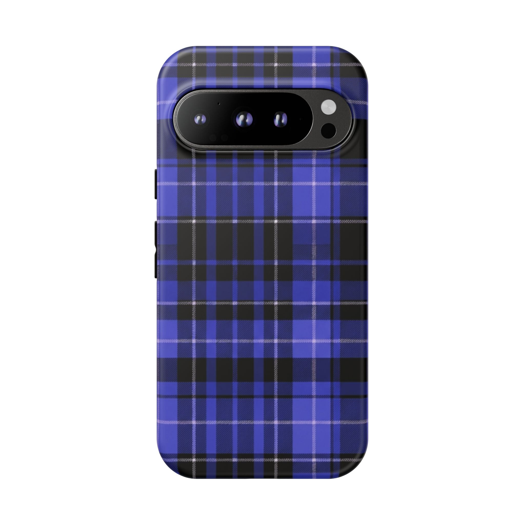 Blue Buffalo Plaid Tough Case — Blue Plaid Protective Phone Case
