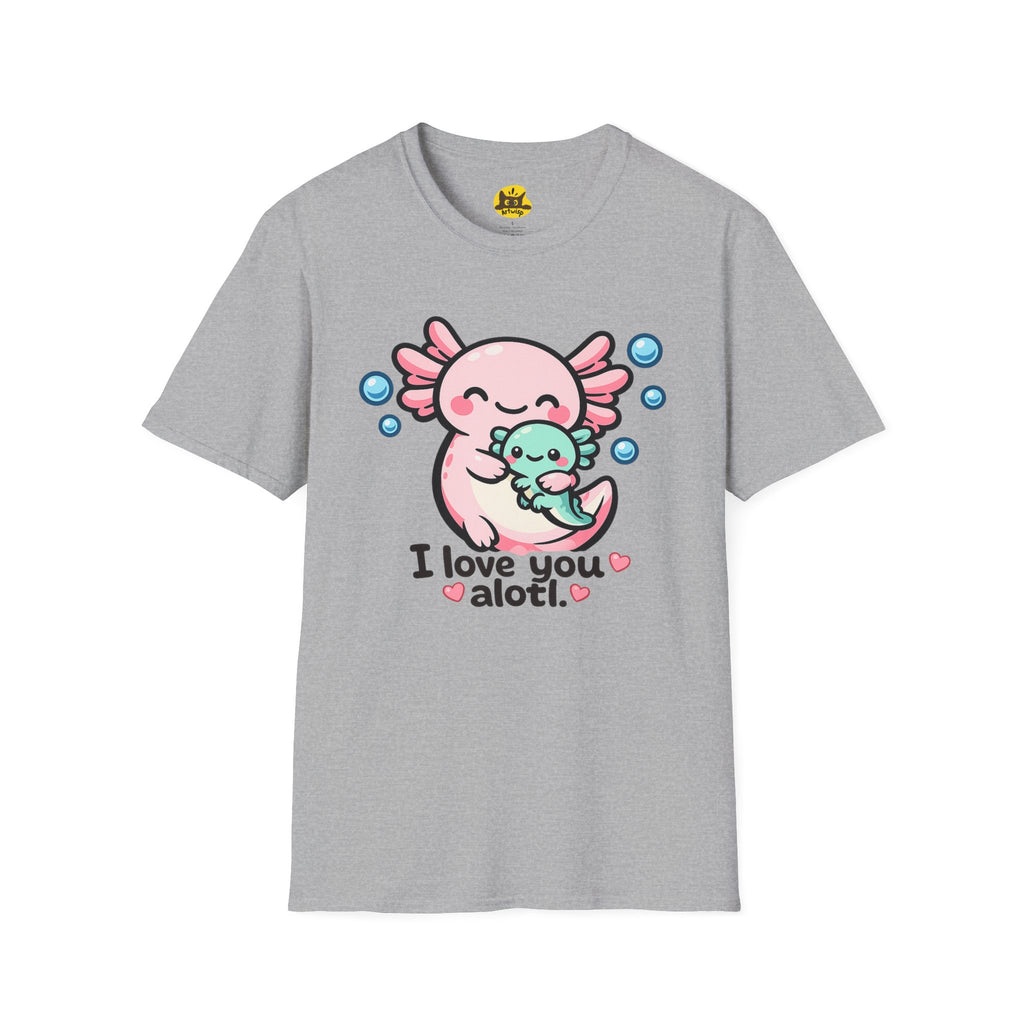 "I love you a lotl" Cute Axolotl Family Tee