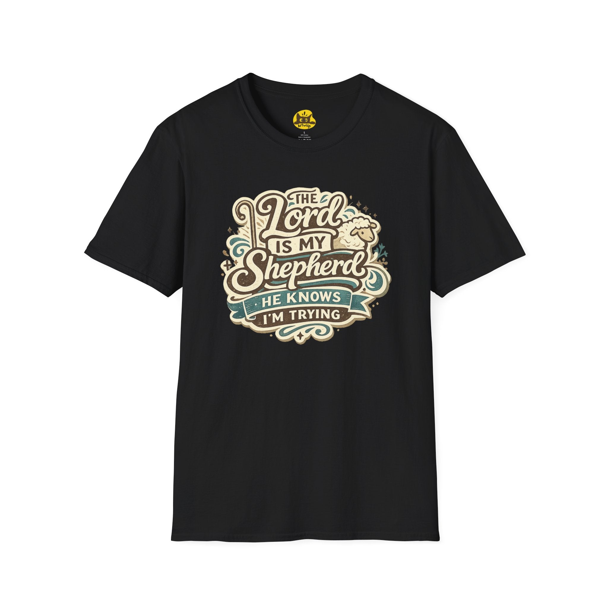 The Lord Is My Shepherd T-Shirt — Christian Faith Inspirational Tee