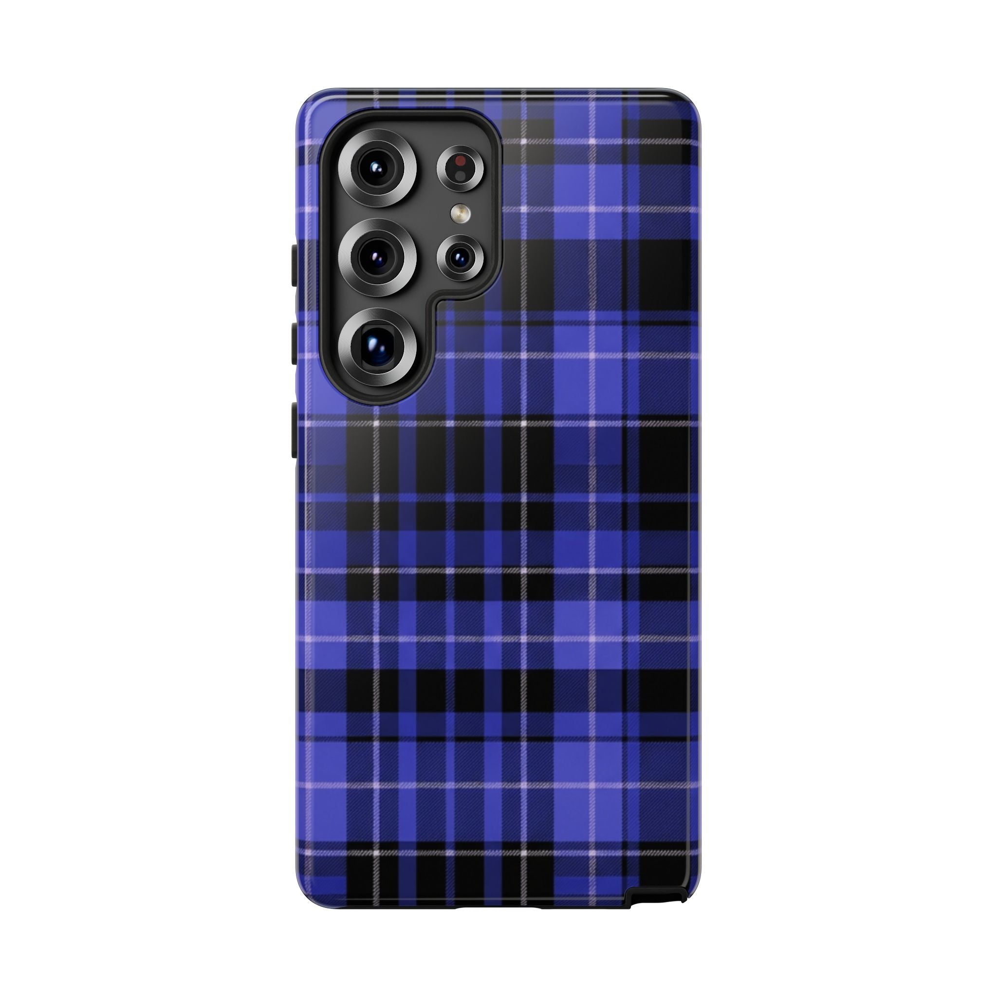 Blue Buffalo Plaid Tough Case — Blue Plaid Protective Phone Case