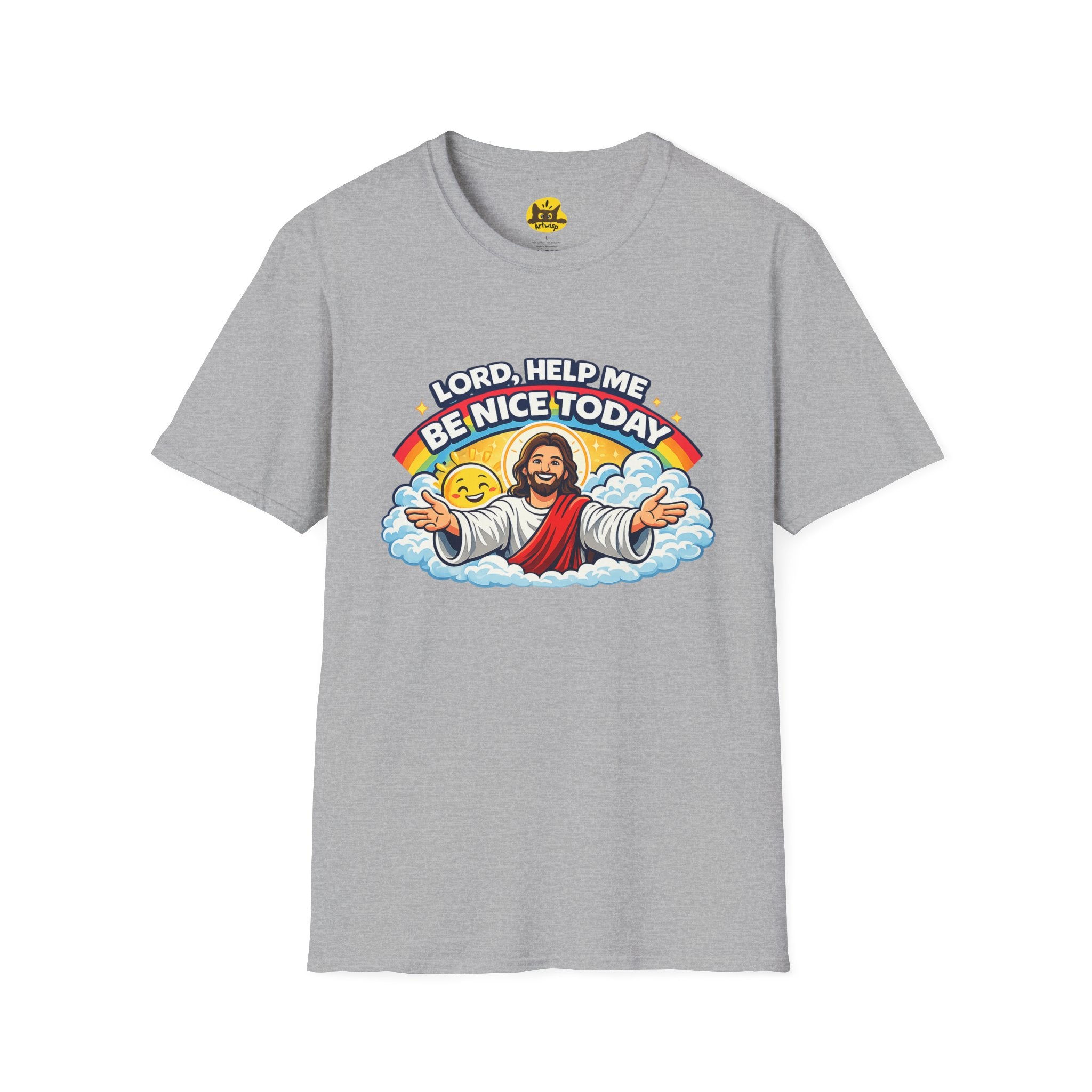 Lord Help Me Be Nice Today T-Shirt — Funny Jesus Christian Tee