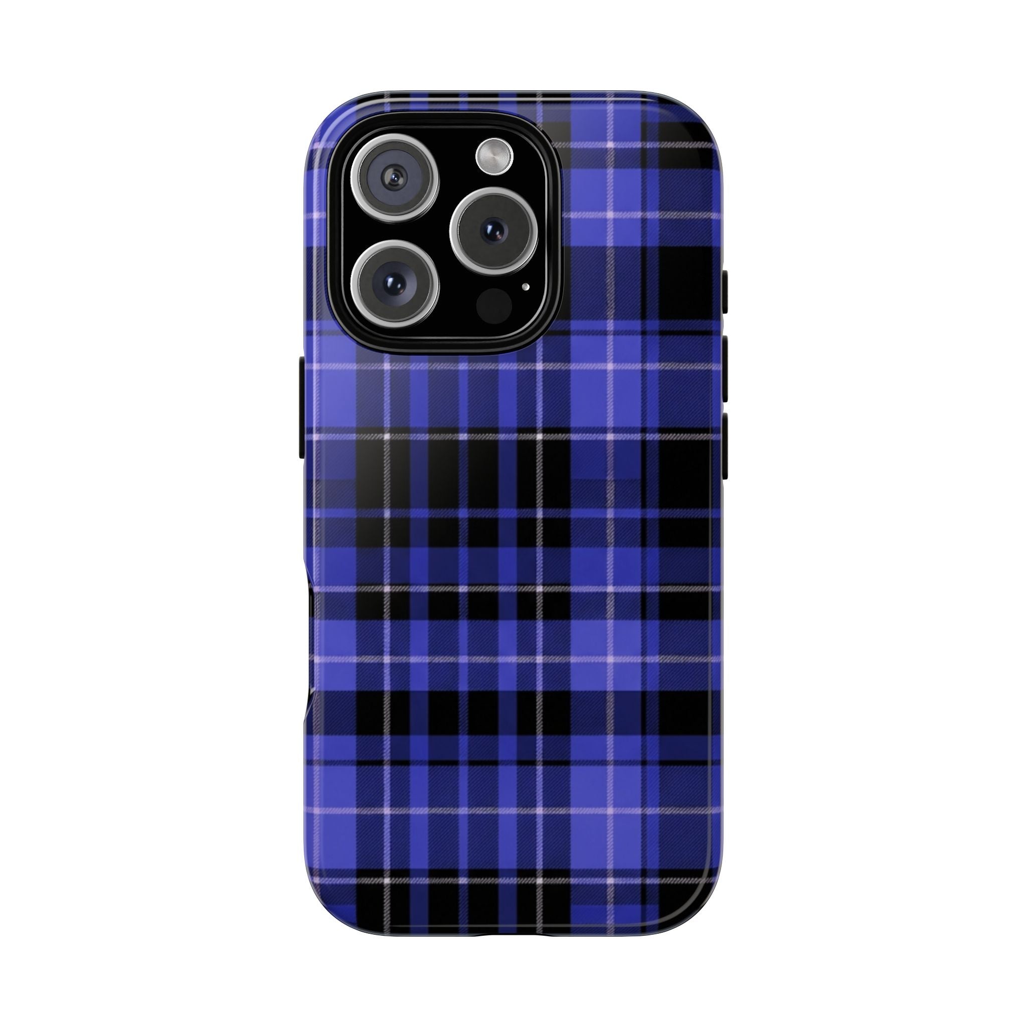 Blue Buffalo Plaid Tough Case — Blue Plaid Protective Phone Case