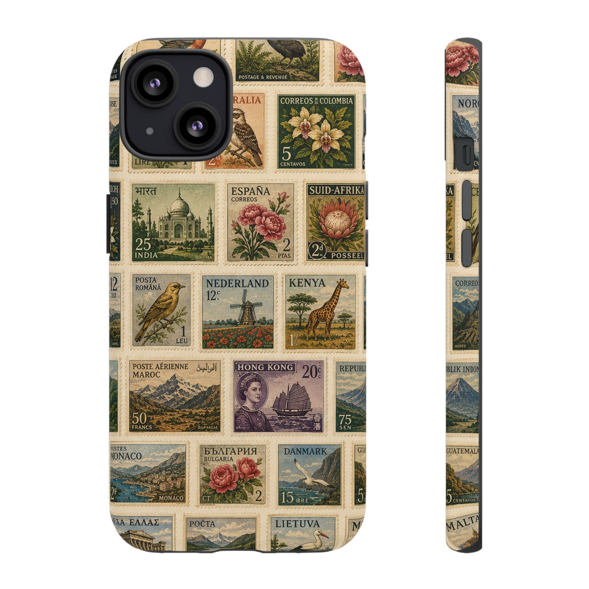 Vintage Postage Stamp Phone Case | Multiple Types