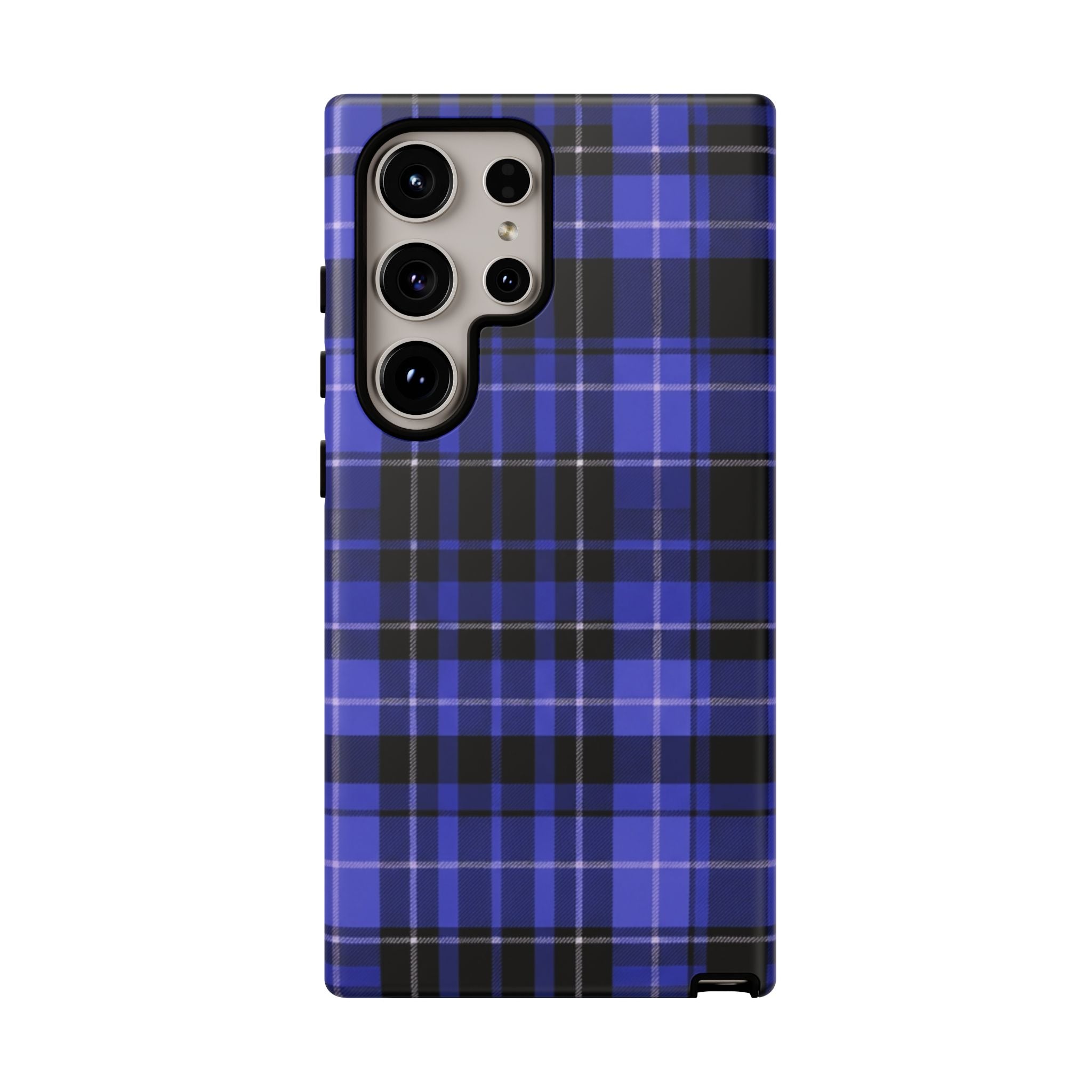 Blue Buffalo Plaid Tough Case — Blue Plaid Protective Phone Case
