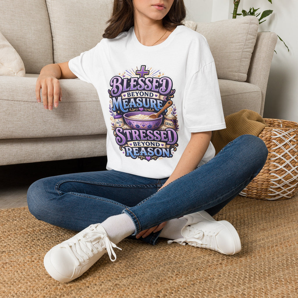 Blessed Beyond Measure T-Shirt — Faith-Inspired Christian Graphic Tee