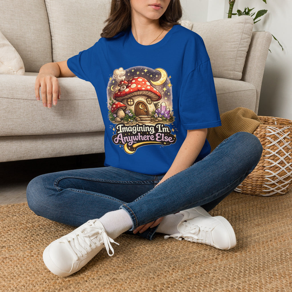 Imagining I'm Anywhere Else | Unisex Softstyle T-Shirt