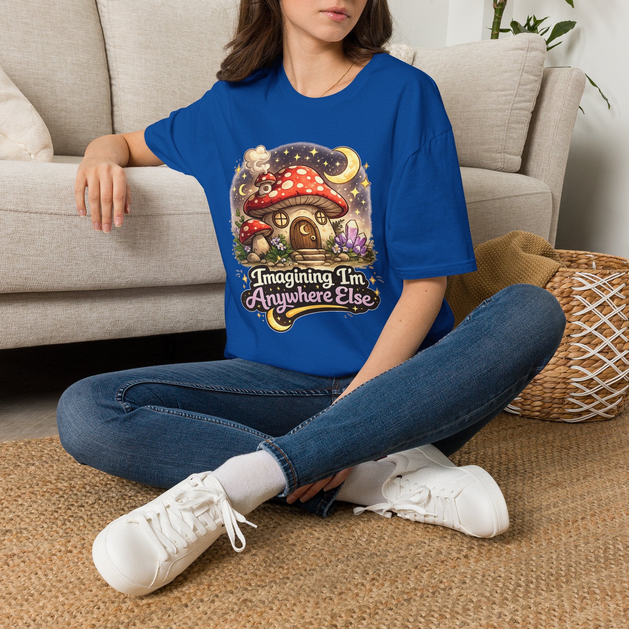 Imagining I'm Anywhere Else | Unisex Softstyle T-Shirt