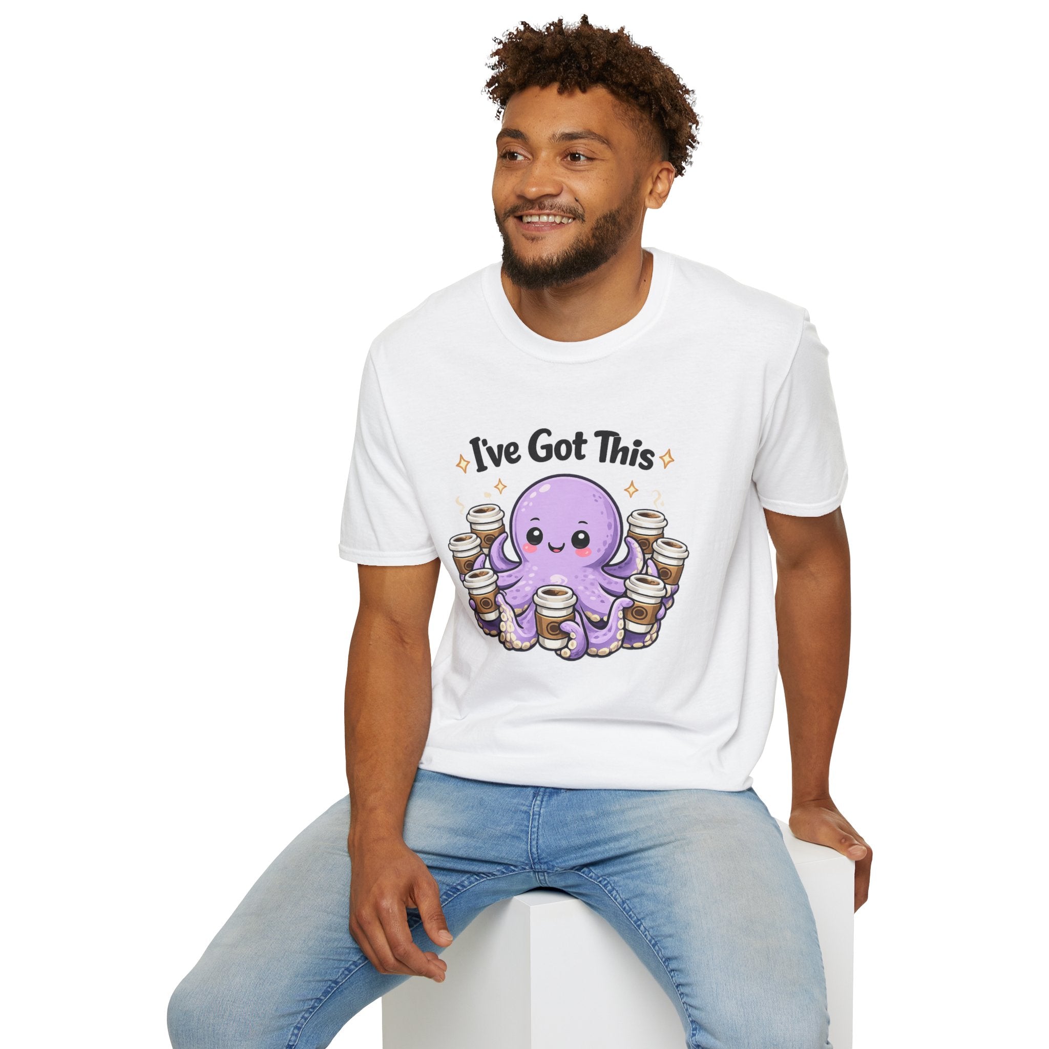 I’ve Got This Octopus Coffee Tee — Cute Motivational Graphic T-Shirt