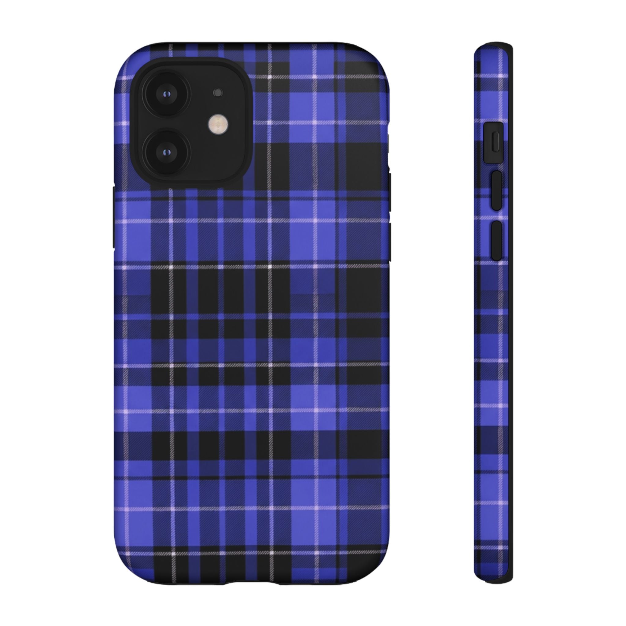 Blue Buffalo Plaid Tough Case — Blue Plaid Protective Phone Case