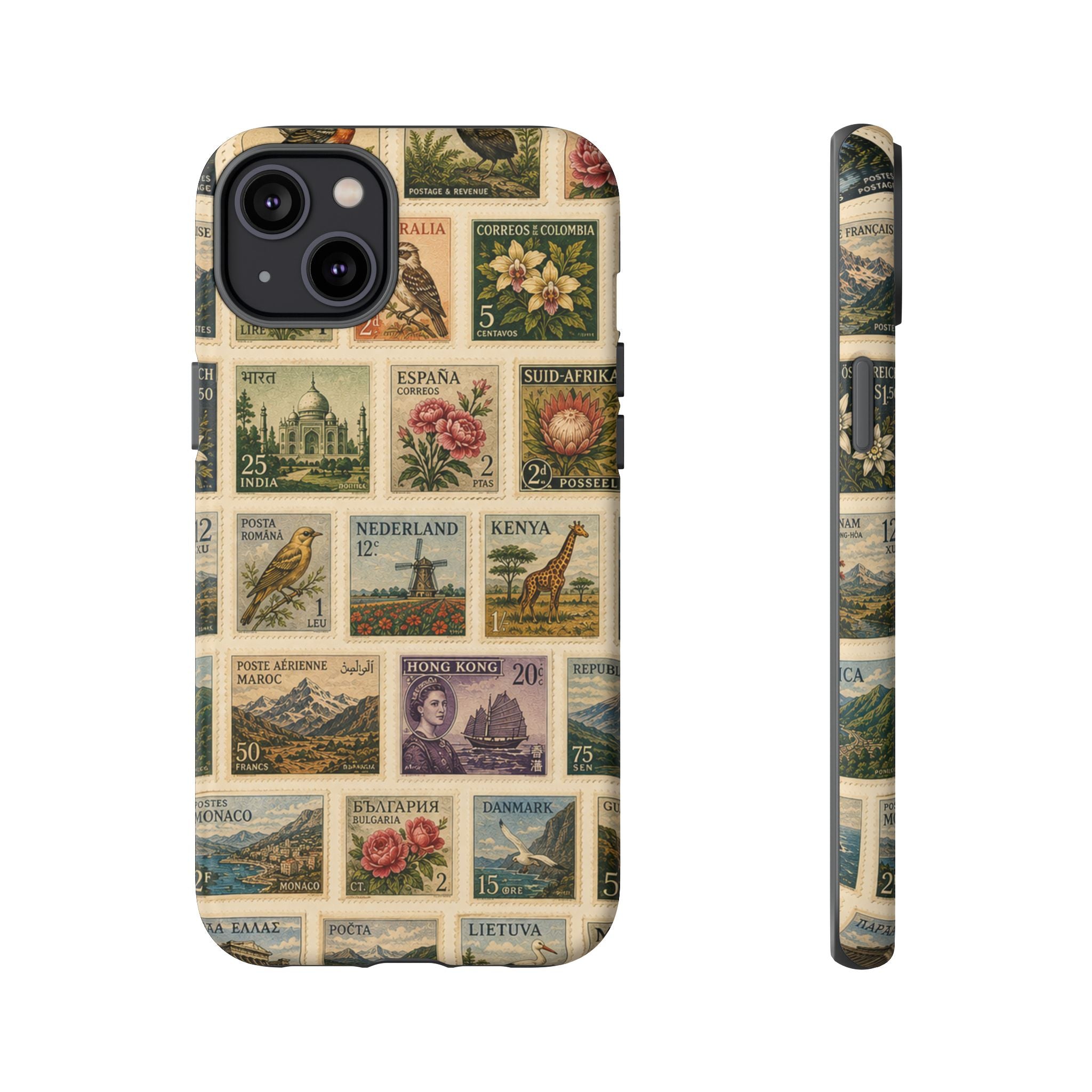 Vintage Postage Stamp Phone Case | Multiple Types