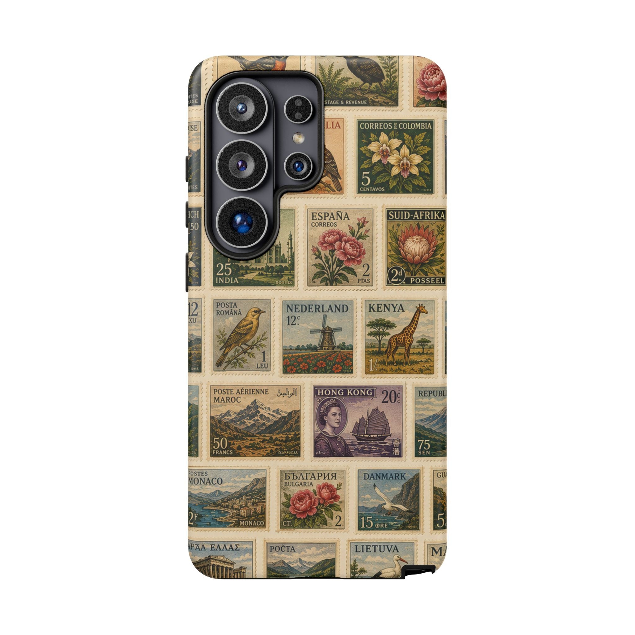 Vintage Postage Stamp Phone Case | Multiple Types