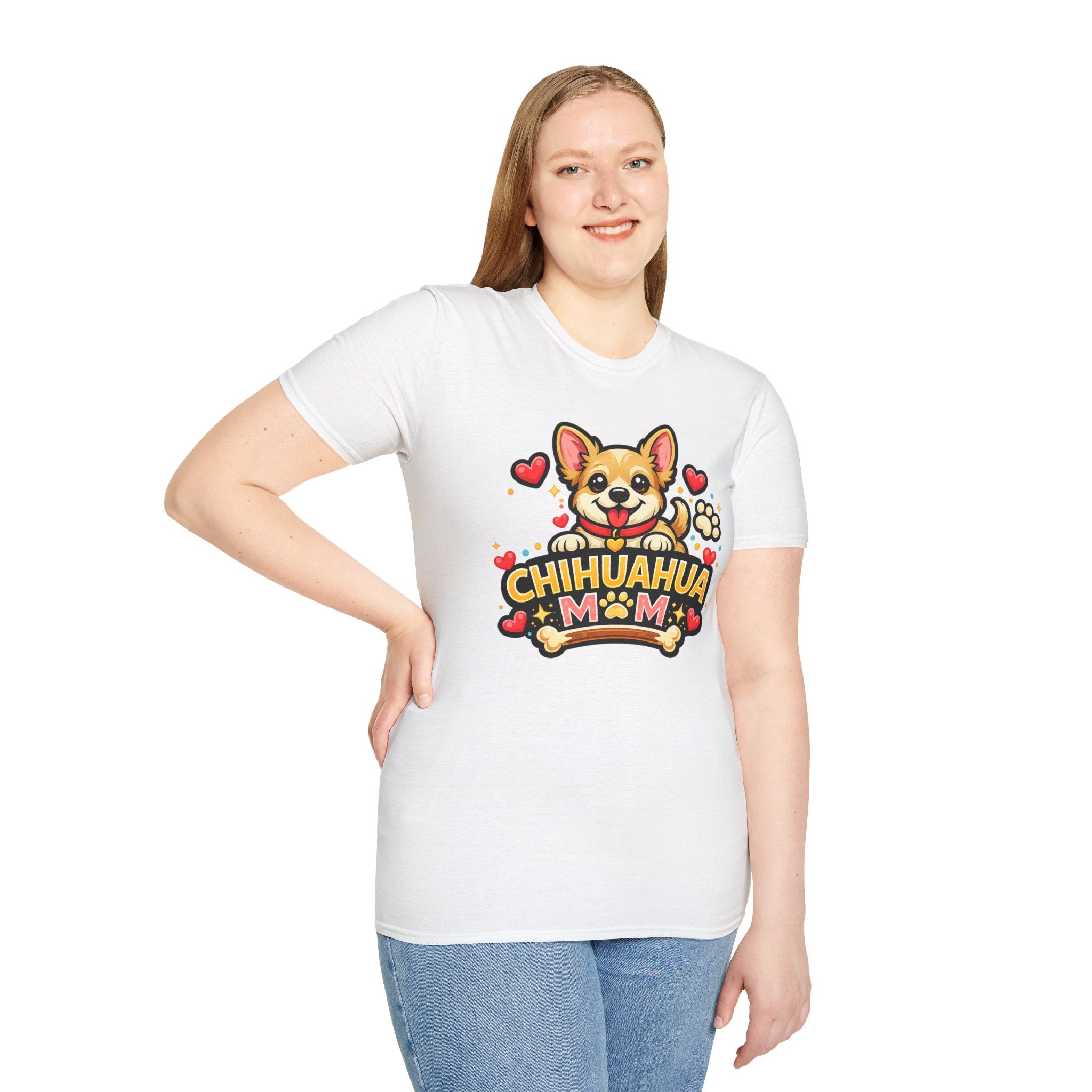 Chihuahua Mom T‑Shirt — Cute Dog Mom Graphic Tee