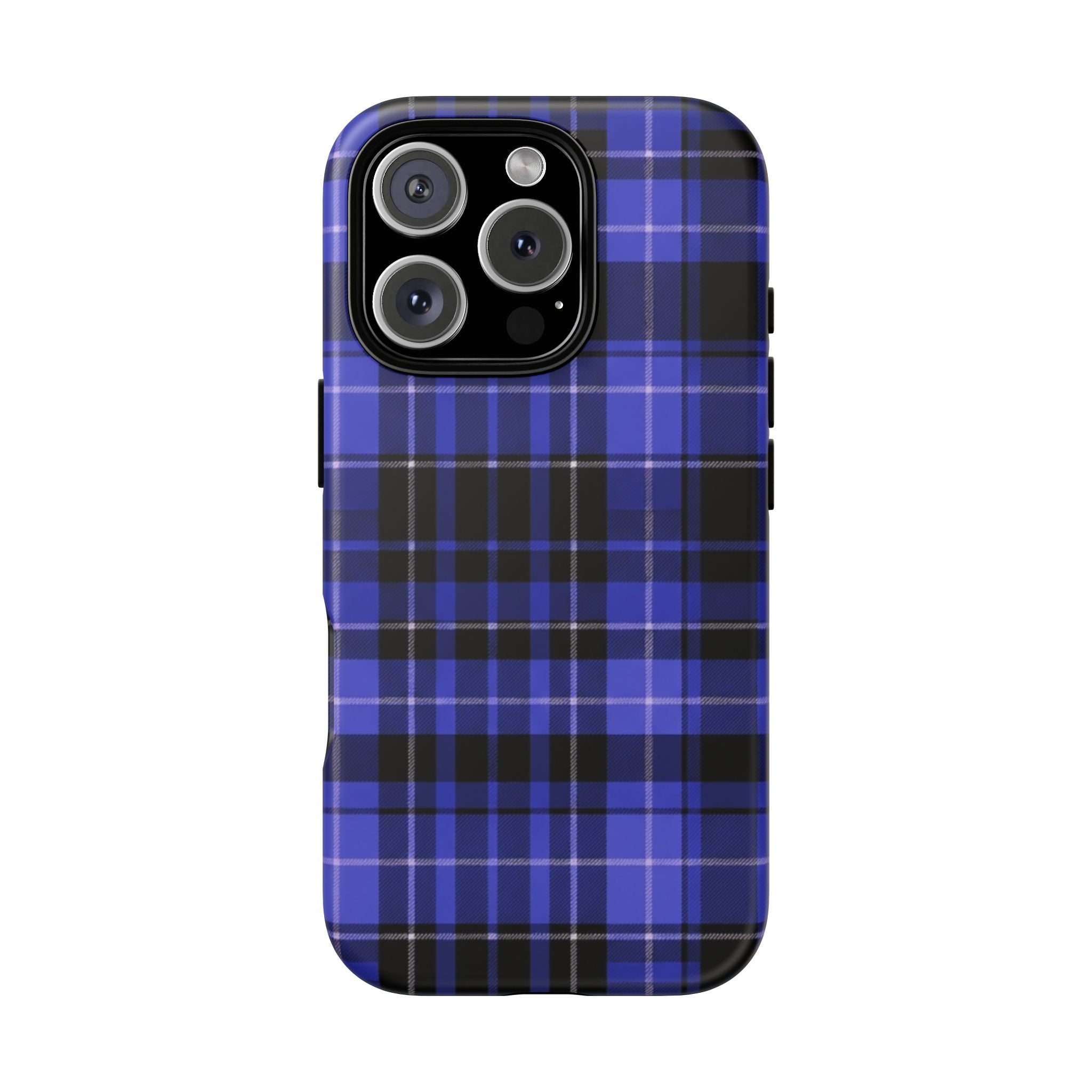Blue Buffalo Plaid Tough Case — Blue Plaid Protective Phone Case