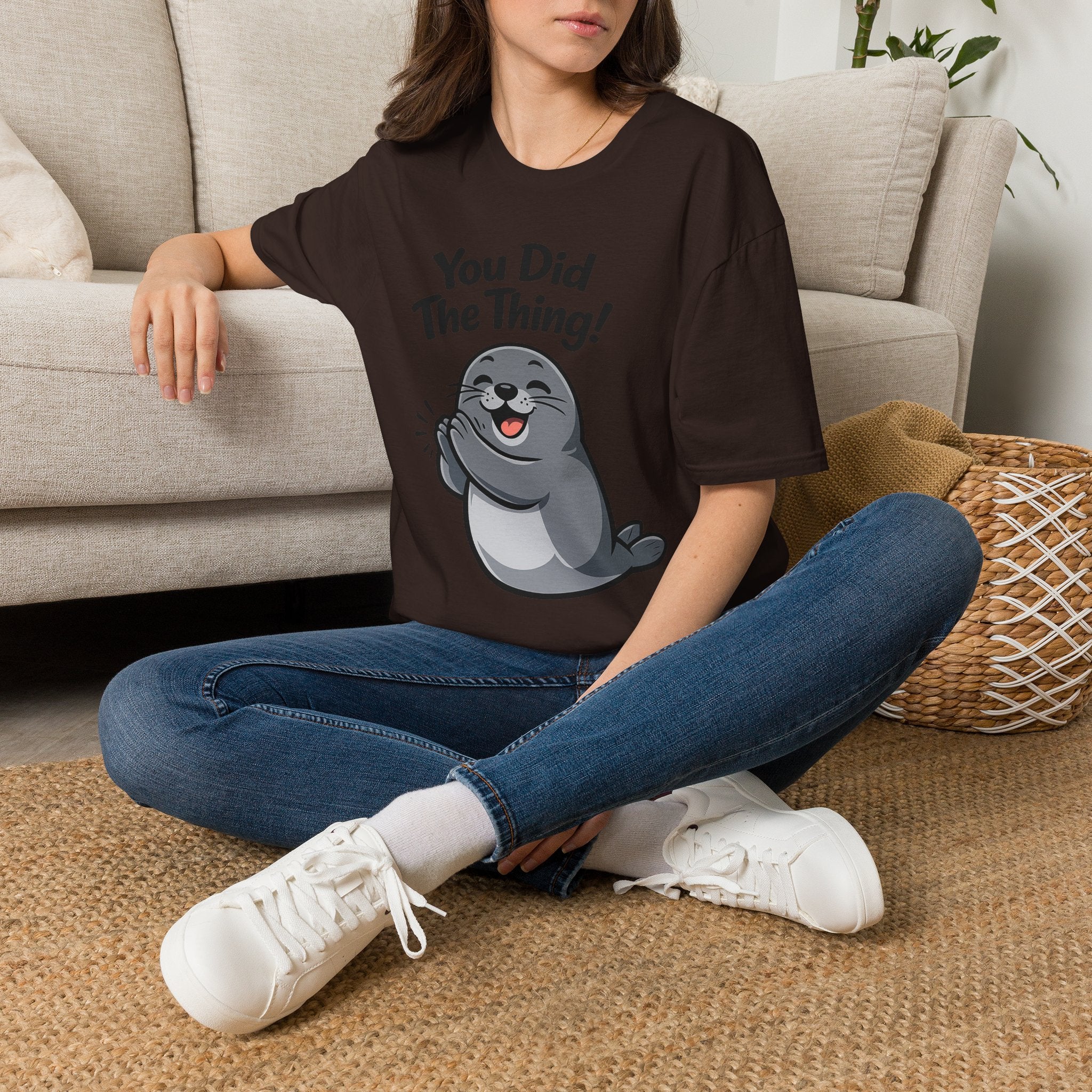 You Did The Thing! | Cute Applause Seal T-Shirt Gift